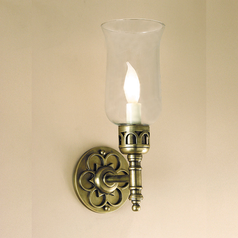Traditional Brass 1 Light 5 inch Oil Rubbed Bronze Wall Sconce Wall Light