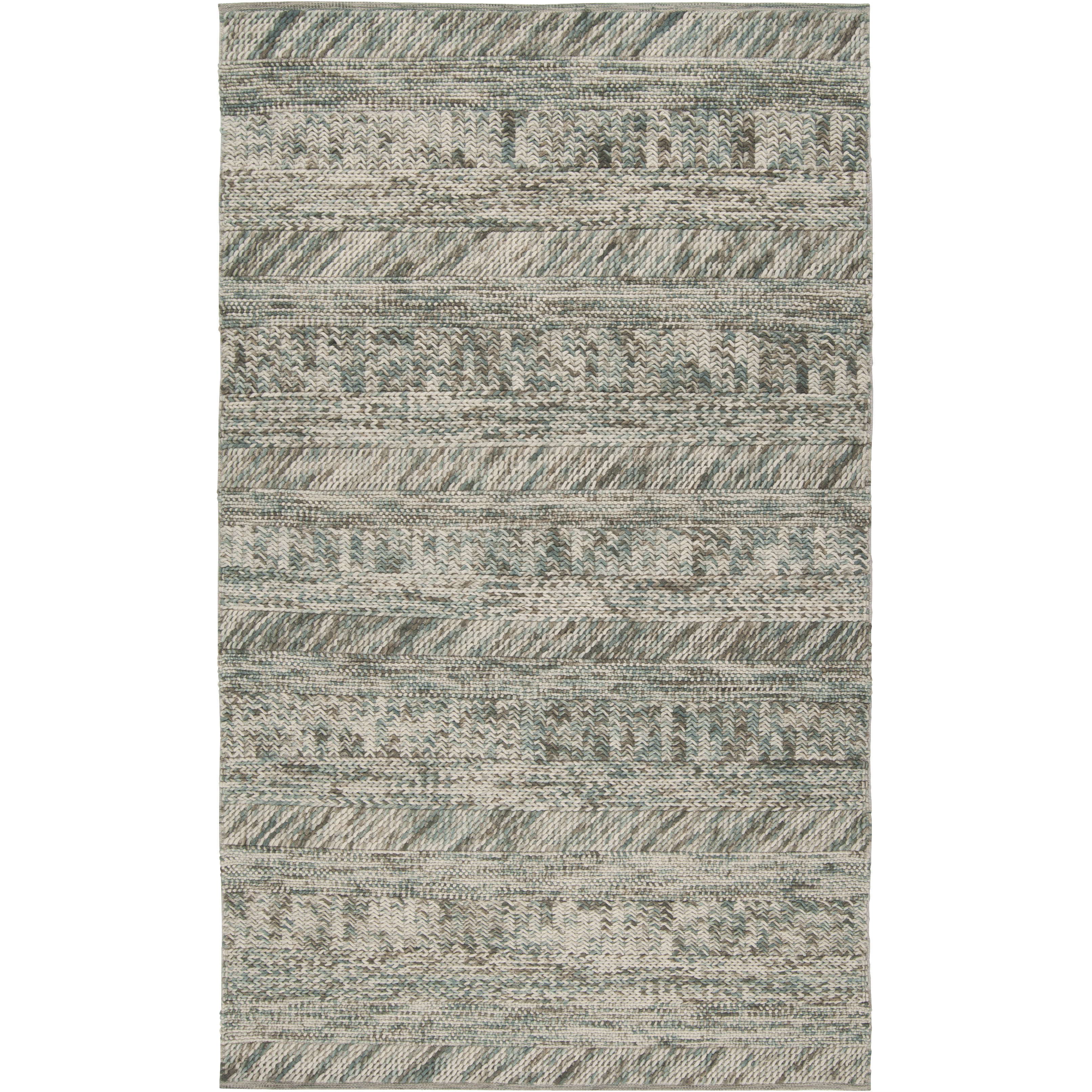 Norway 36 X 24 inch Ivory, Taupe, Medium Gray Rug