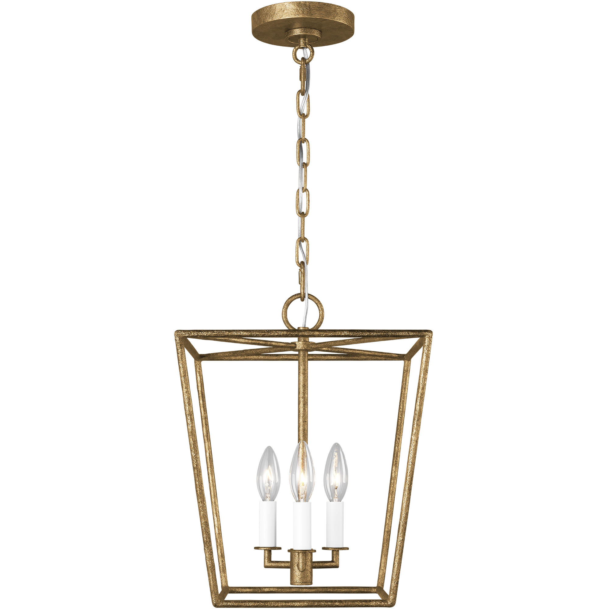 ED Ellen DeGeneres Viota 3 Light 12 inch Casted Gild Pendant Ceiling Light