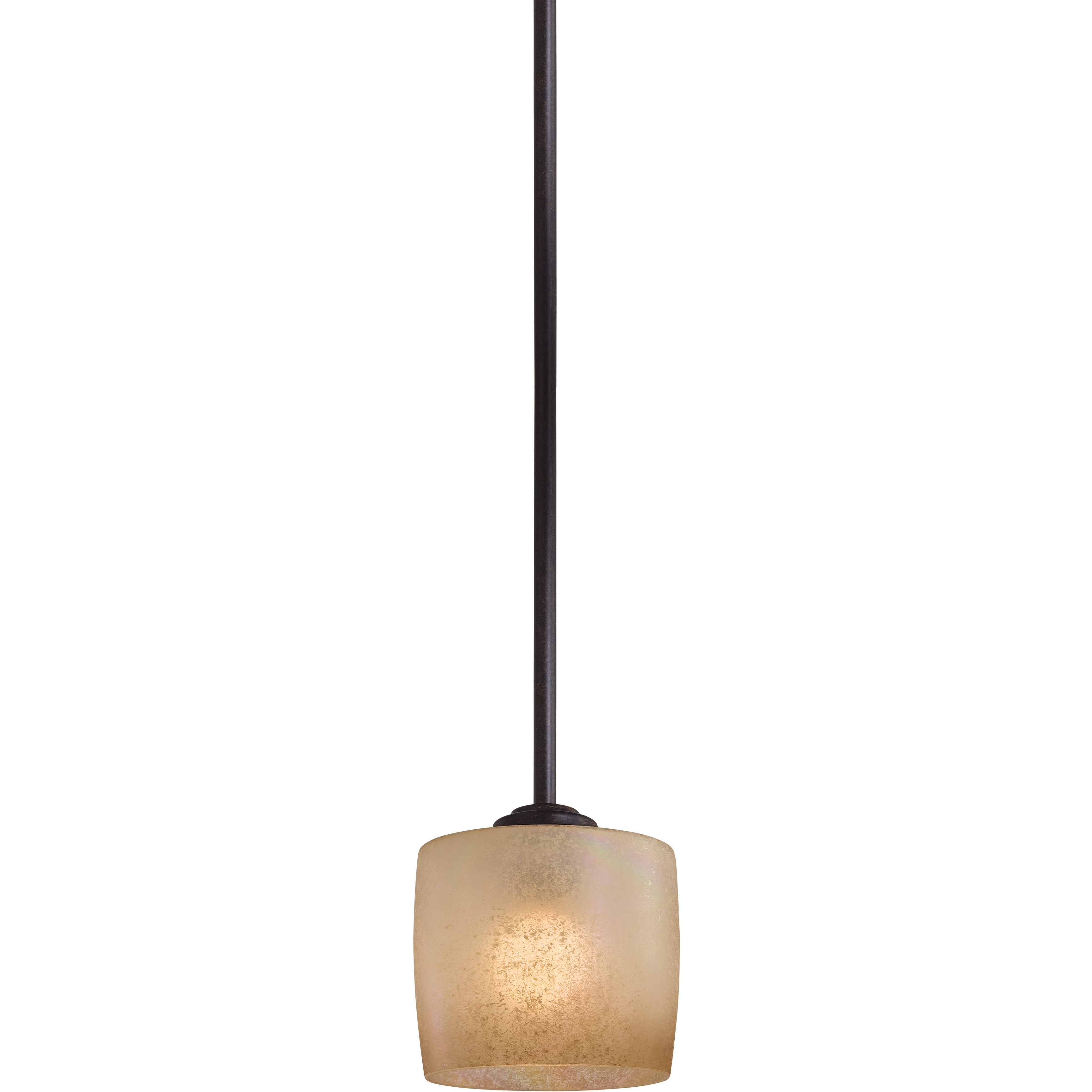 Raiden 1 Light 5.25 inch Iron Oxide Mini Pendant Ceiling Light