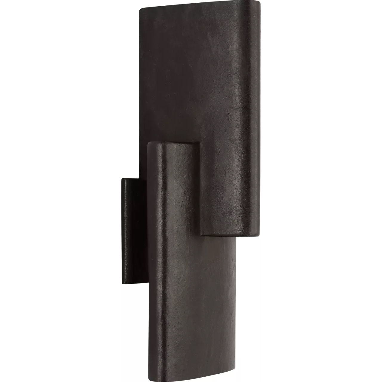 Kelly Wearstler Lotura LED 6 inch Museum Black Intersecting Sconce Wall Light