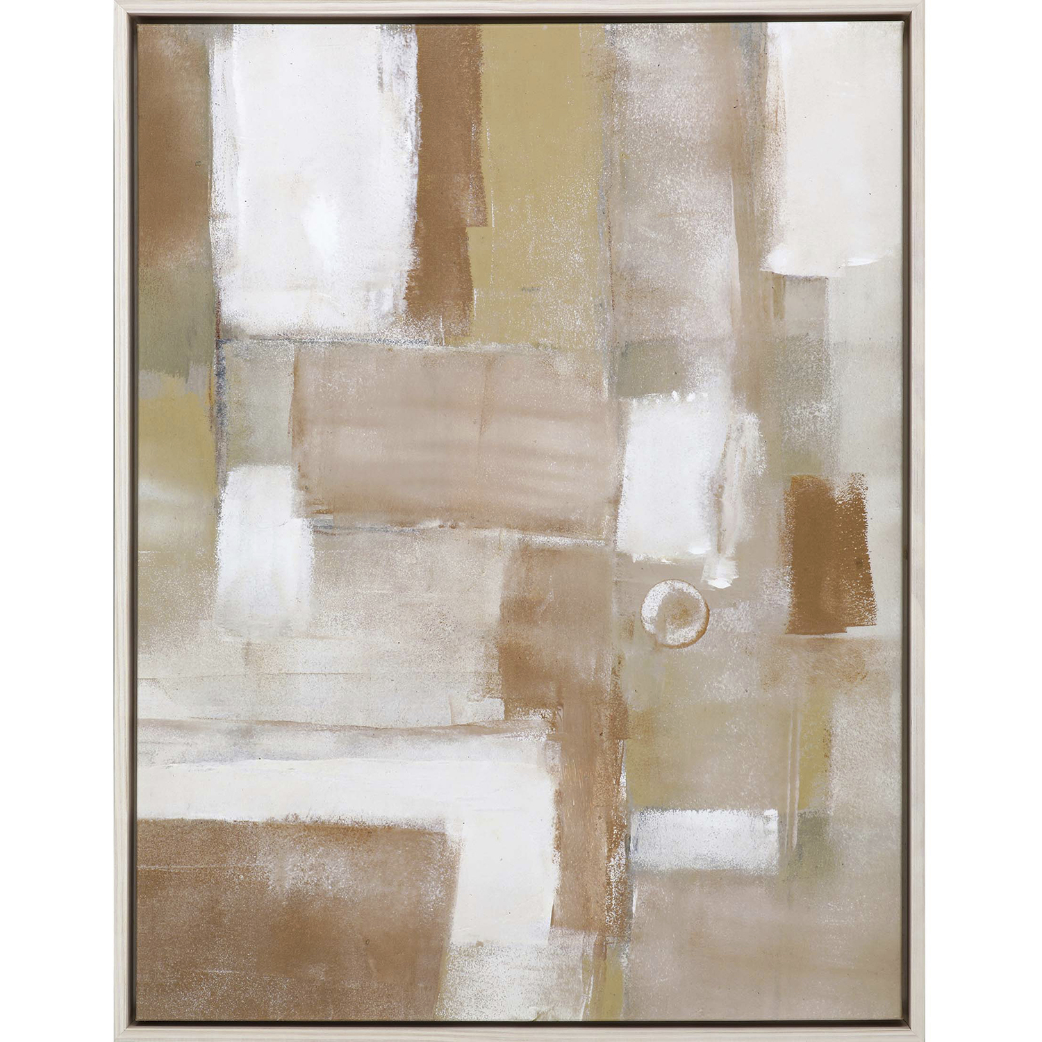 Established Grounds Rust and Beige and Orange and White Canvas