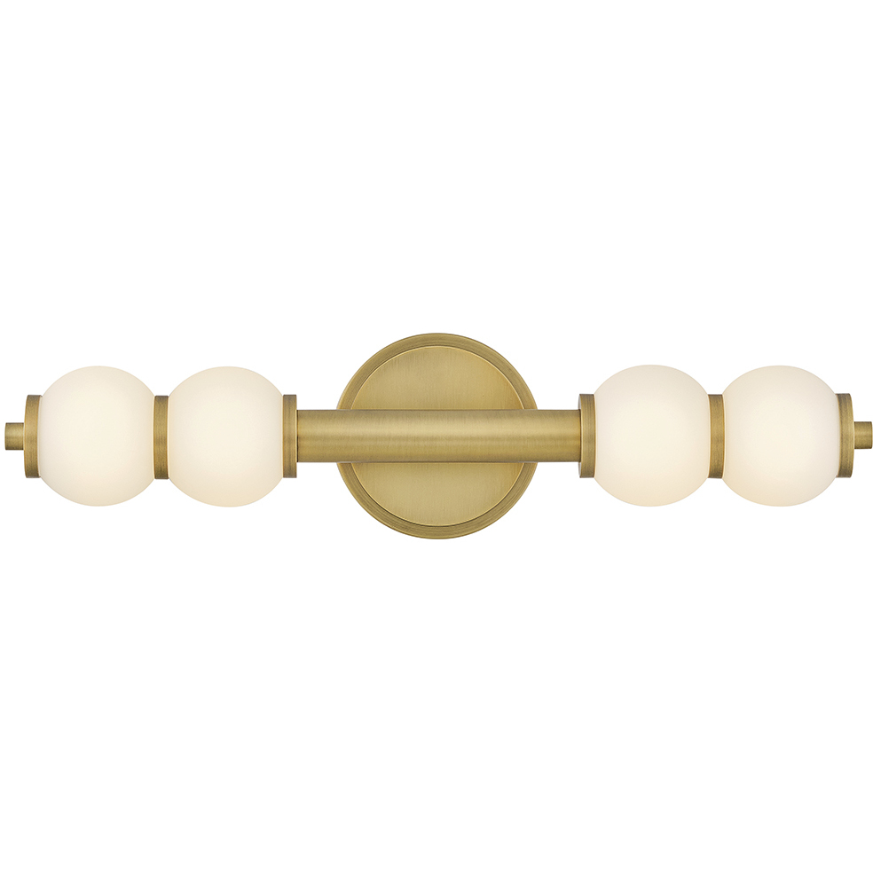 Lisa McDennon Trigo LED 6 inch Lacquered Brass Sconce Wall Light
