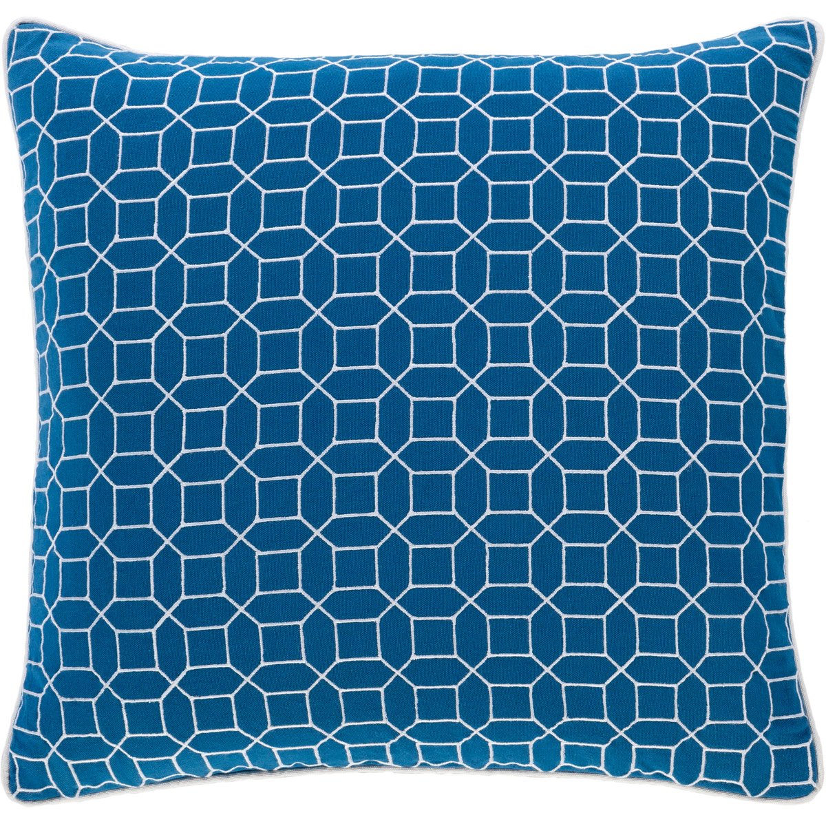 Fenna 20 X 20 inch Sky Blue/White Pillow Kit, Square