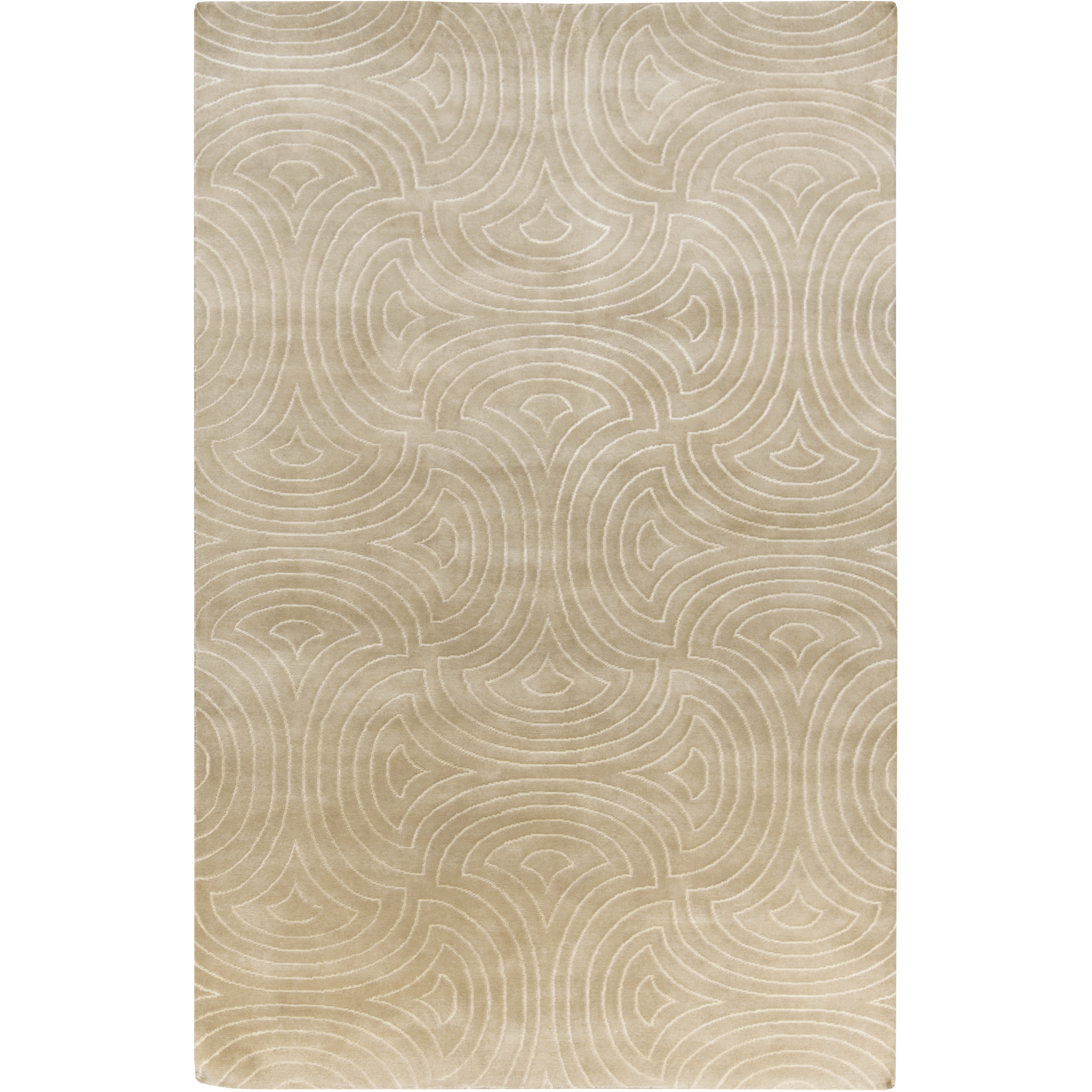 Luminous 96 X 60 inch Khaki, Light Gray Rug