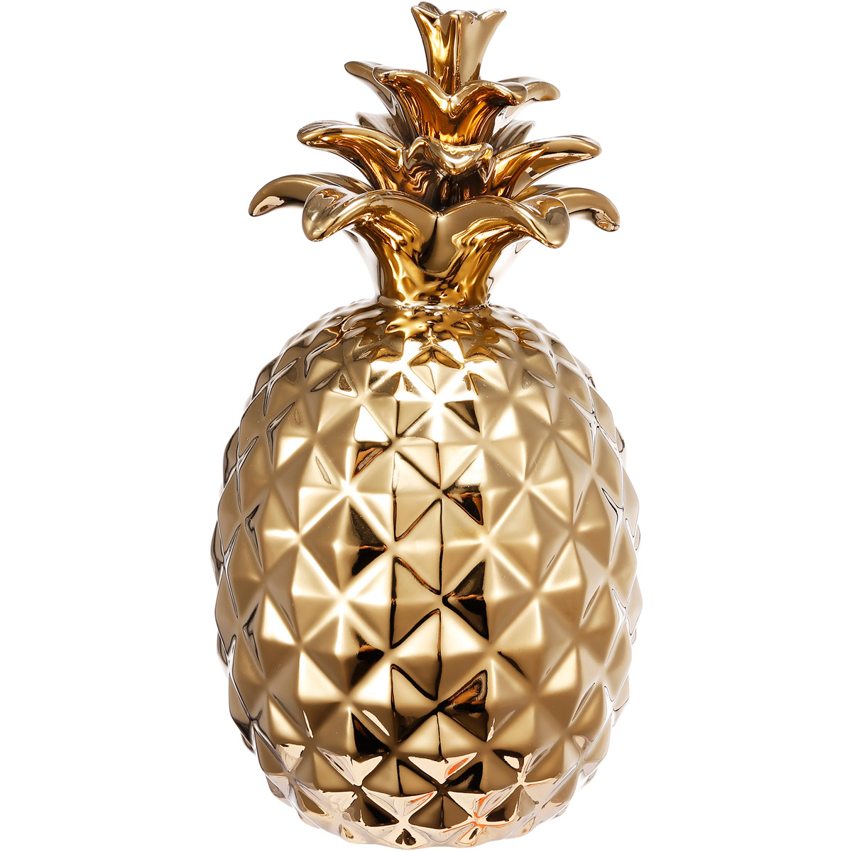 Pineapple Gold Decor Accent