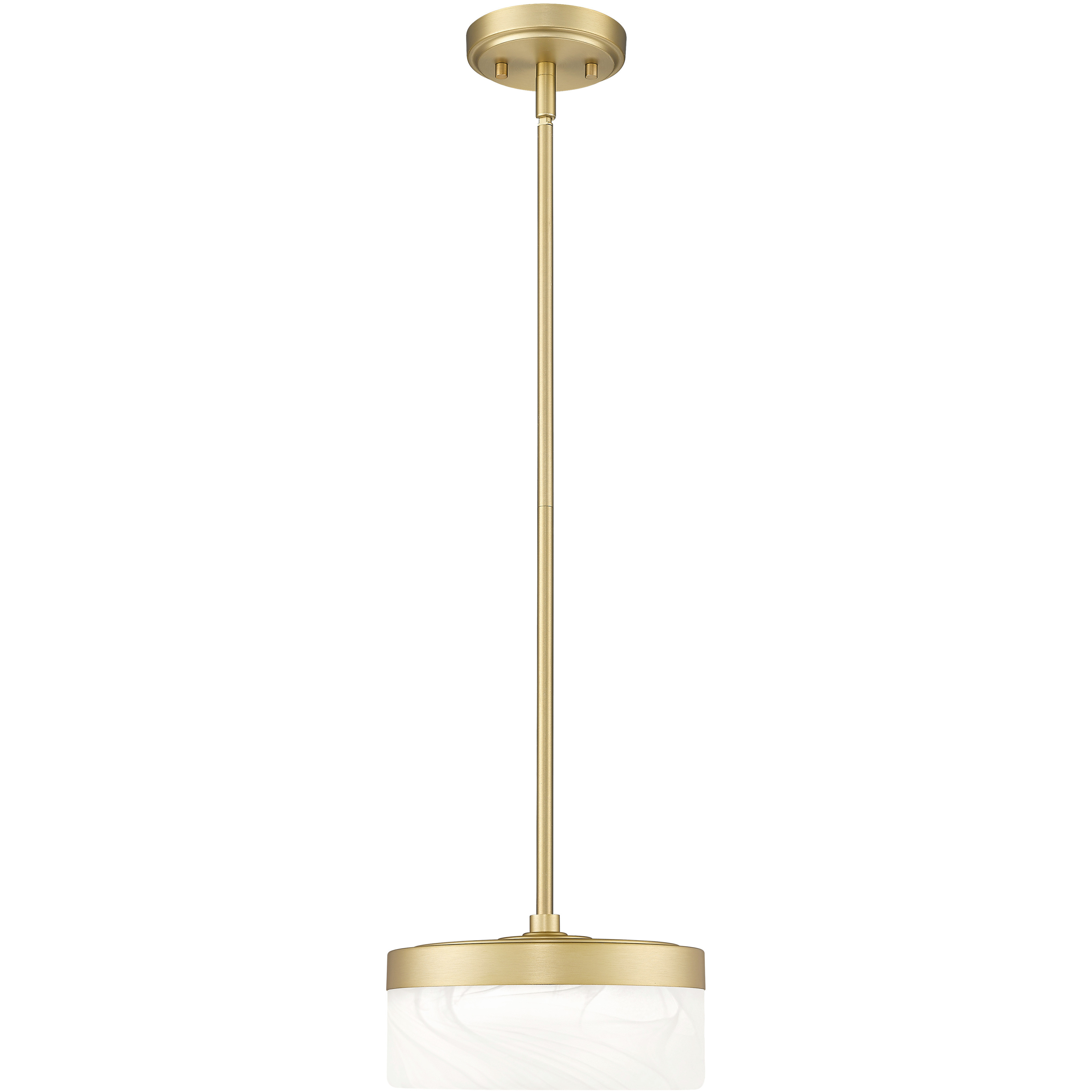 Renaud LED 9.25 inch Modern Gold Pendant Ceiling Light