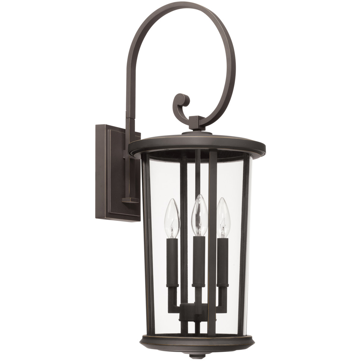 Capital Lighting Howell 3 Light 26 inch Oiled Bronze Outdoor Wall Lantern 926731OZ - Open Box
