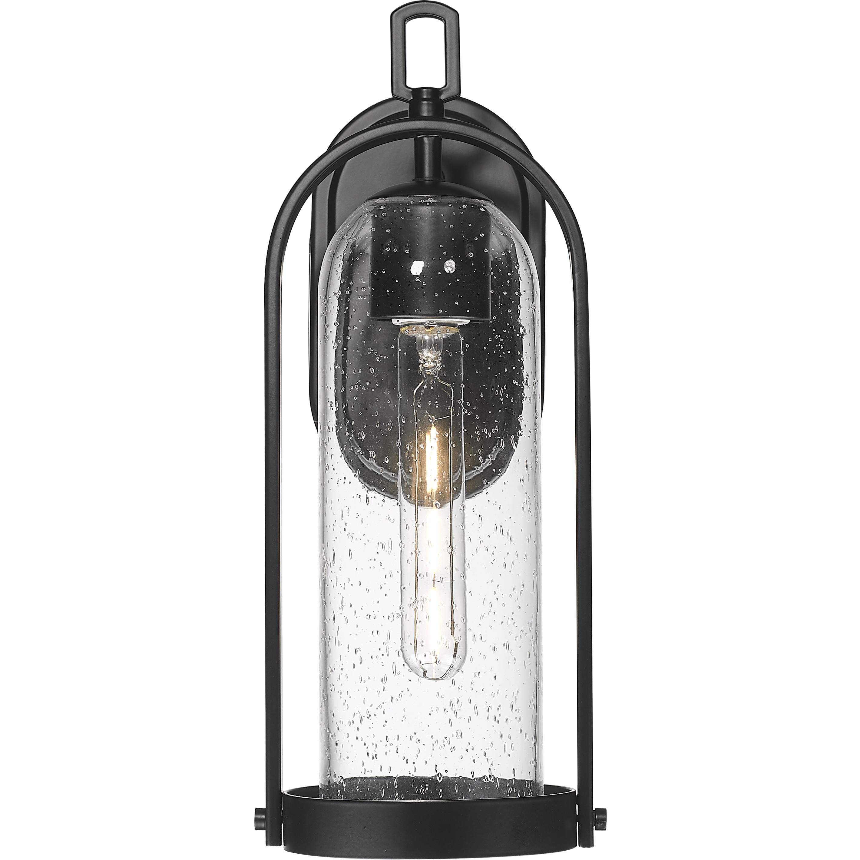 Luxio 1 Light 15.25 inch Powder Coated Black Outdoor Wall Sconce