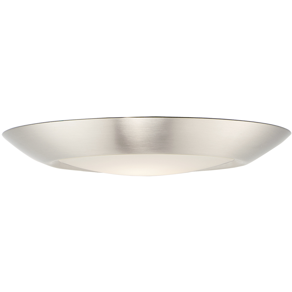 Diverse LED 7.5 inch Satin Nickel Flush Mount Ceiling Light