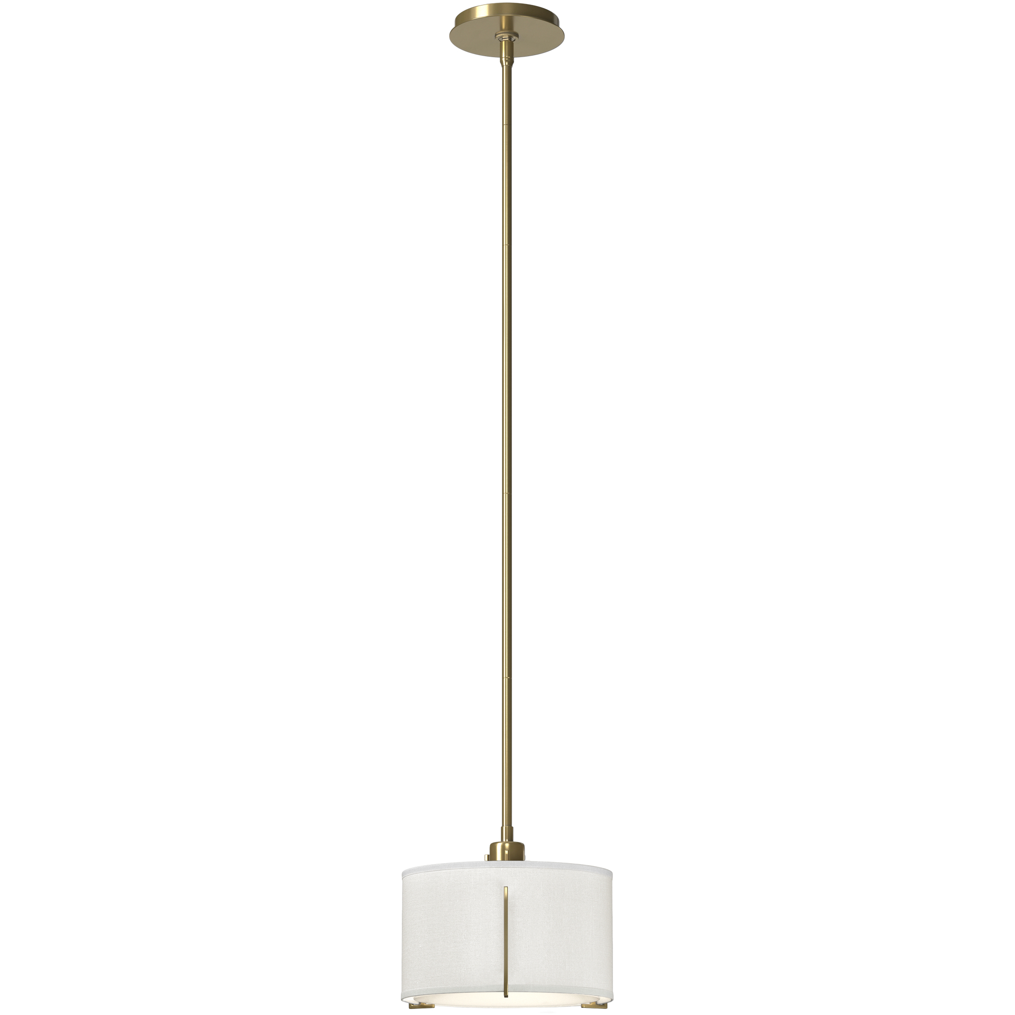 Exos 1 Light 11.6 inch Modern Brass Pendant Ceiling Light, Small - Open Box