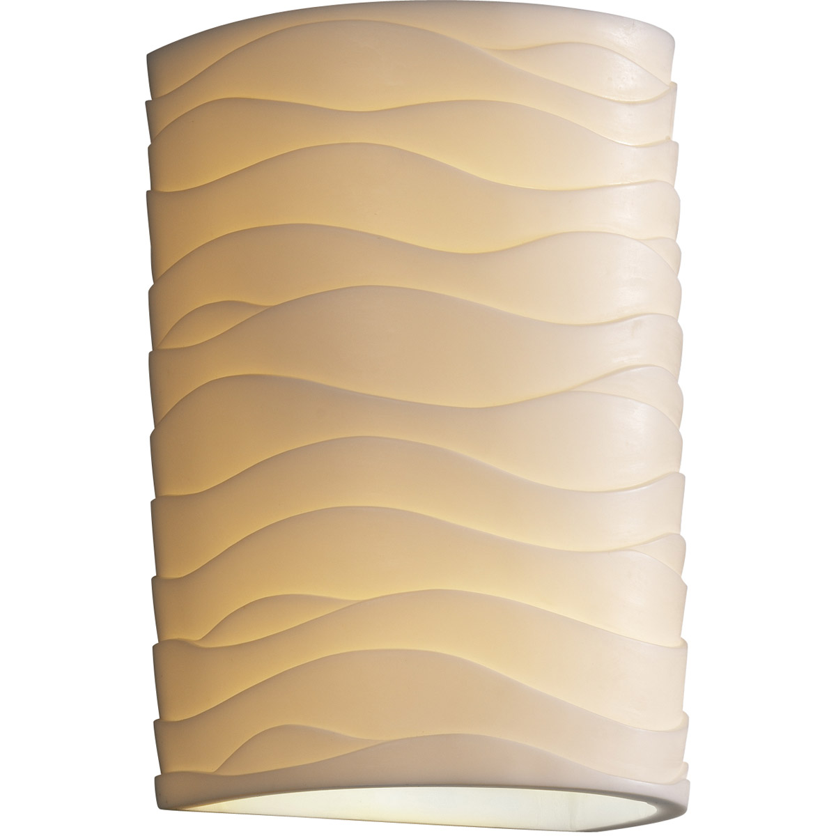 Porcelina LED 6 inch Waves Wall Sconce Wall Light