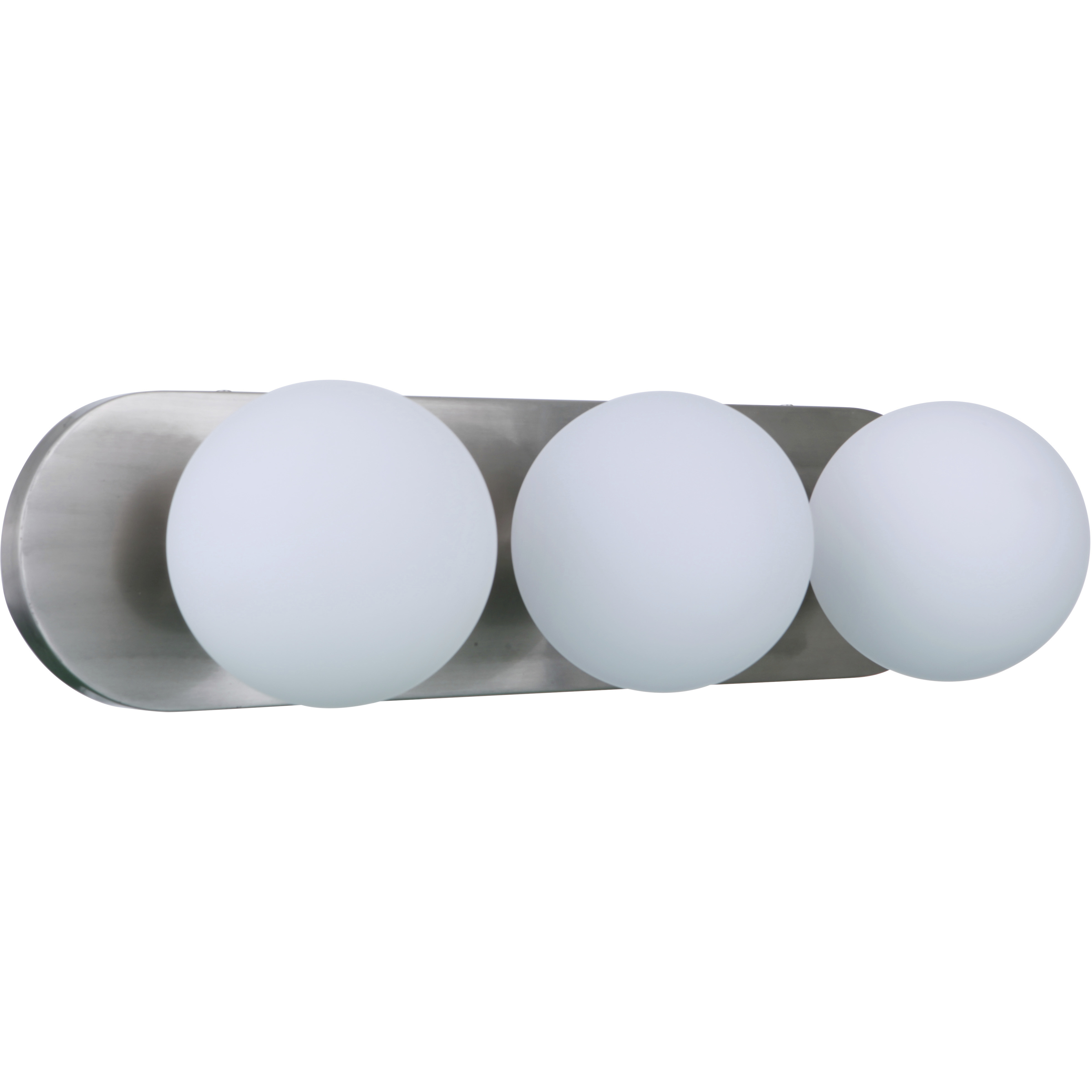 Dotti 3 Light 23.25 inch Brushed Polished Nickel Vanity Light Wall Light