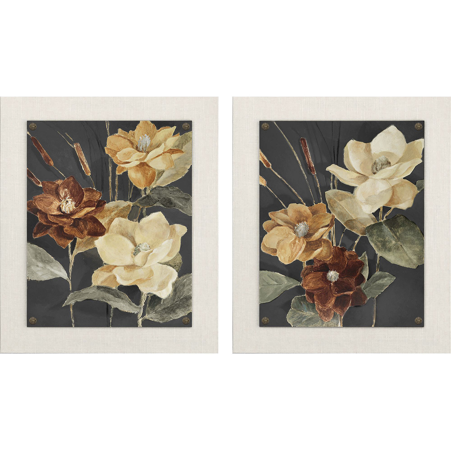 Suddenly Autumn Wall Sculpture Black and Beige and Brown and Green Wall Sculpture