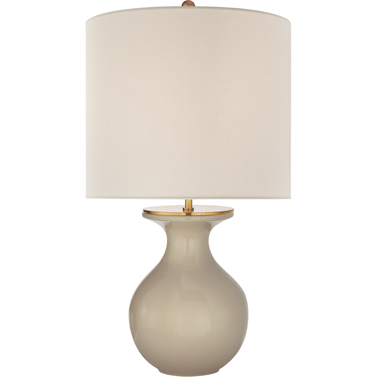 kate spade new york Albie 25.25 inch 60 watt Dove Grey Desk Lamp Portable Light, Small