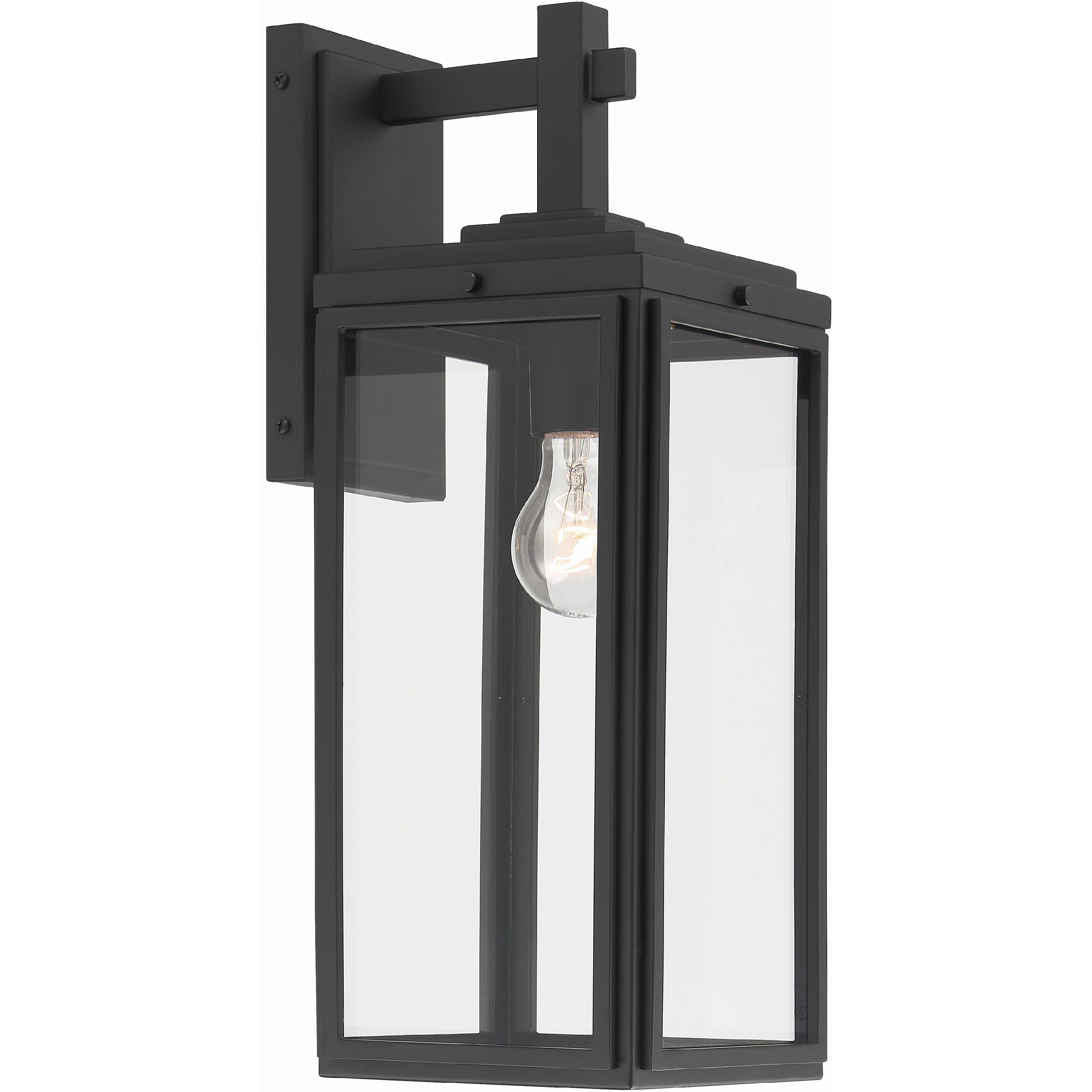 Byron 1 Light 17 inch Matte Black Outdoor Sconce