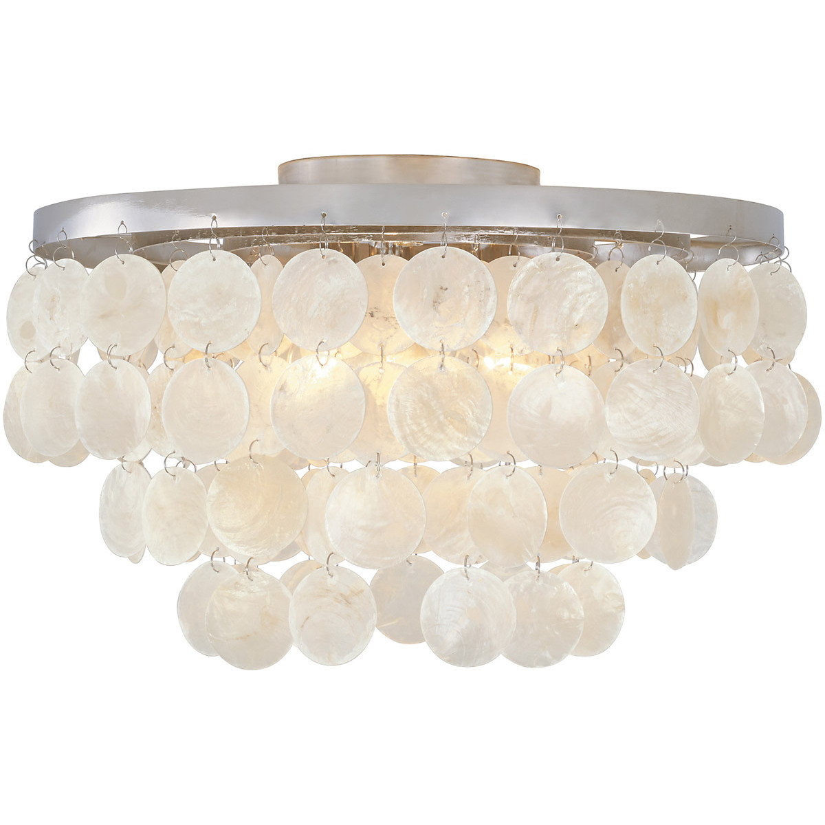 Shell flush mount light hot sale