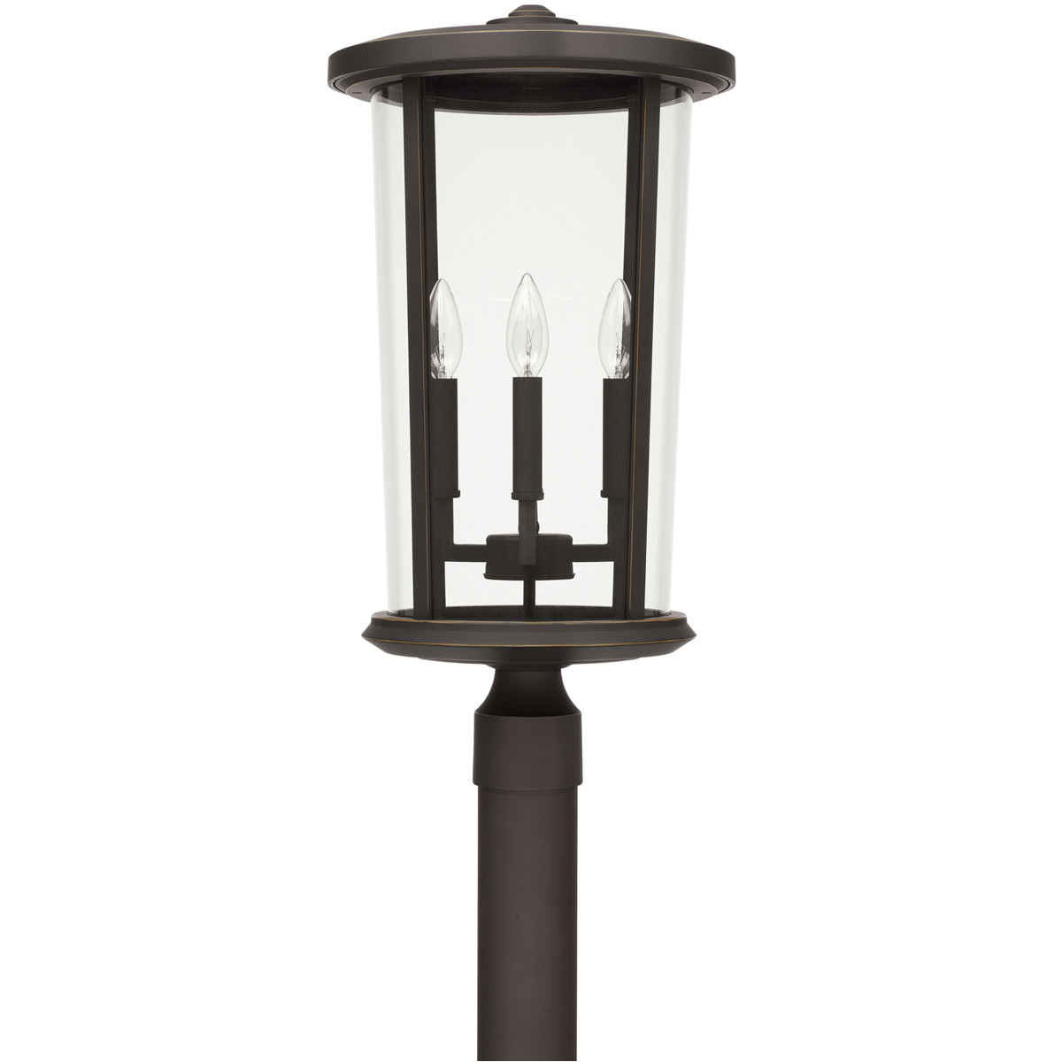 Howell 4 Light 23 inch Oiled Bronze Outdoor Post Lantern