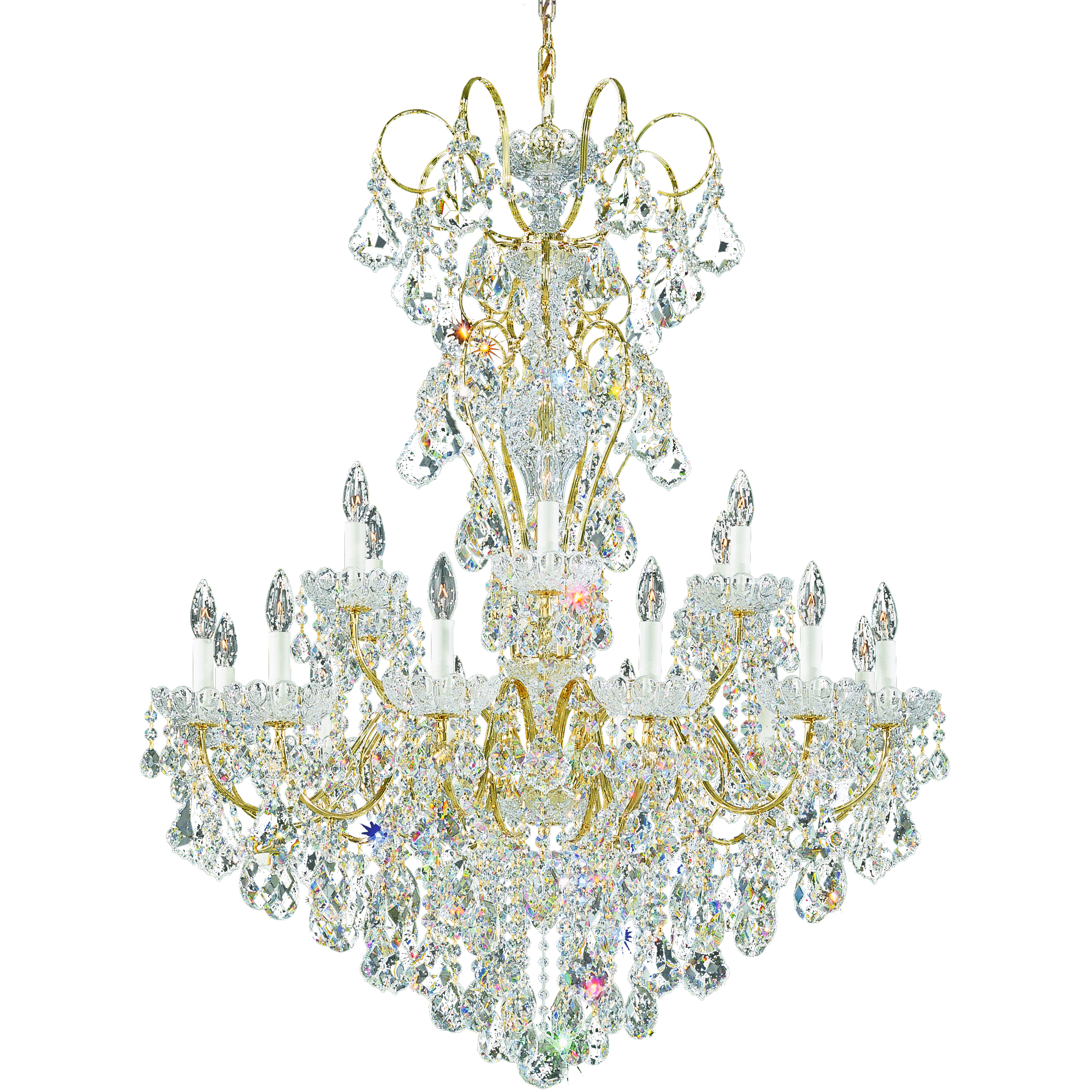 New Orleans 18 Light 36 inch Aurelia Chandelier Ceiling Light in Heritage