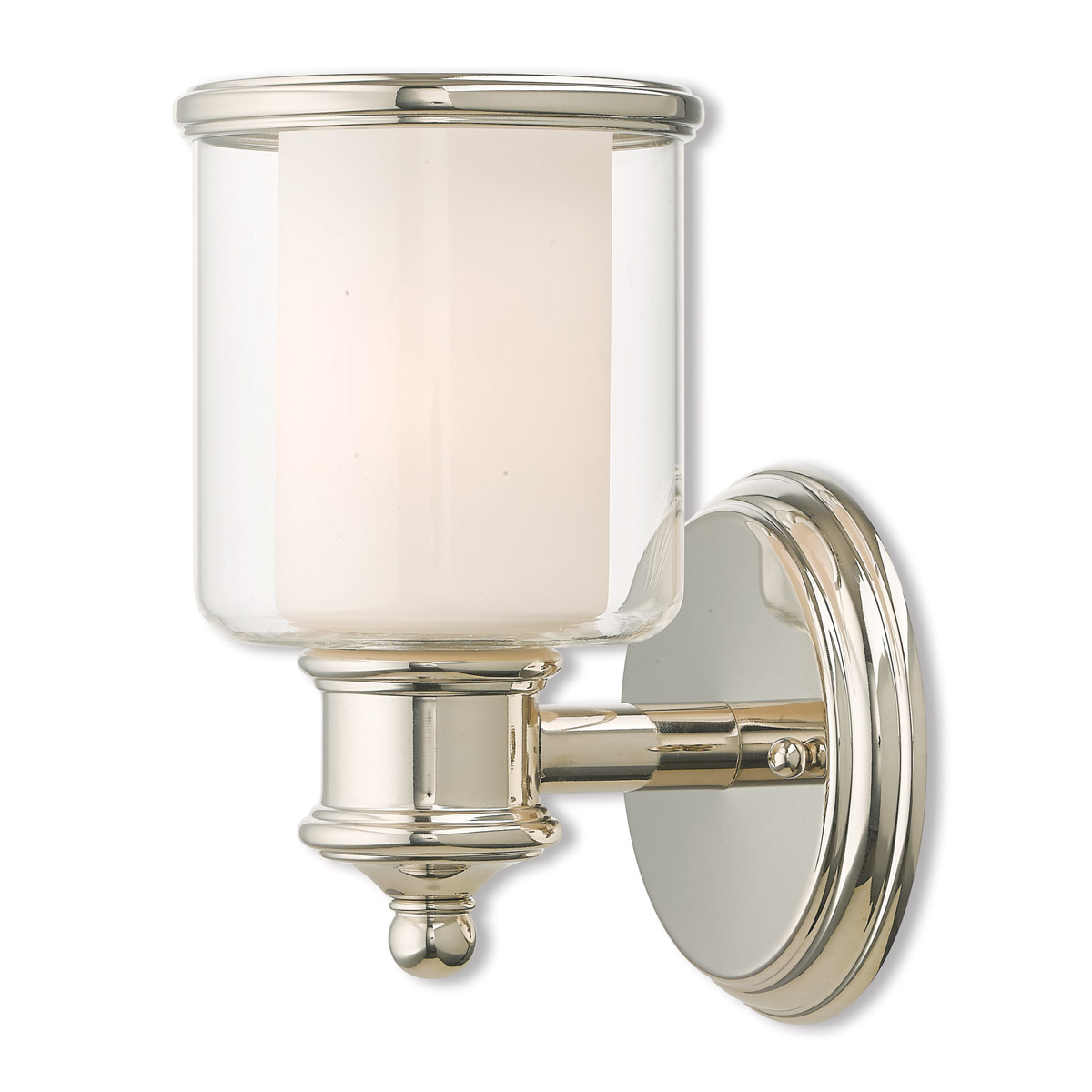 Middlebush 1 Light 5.5 inch Polished Nickel Single Sconce Wall Light