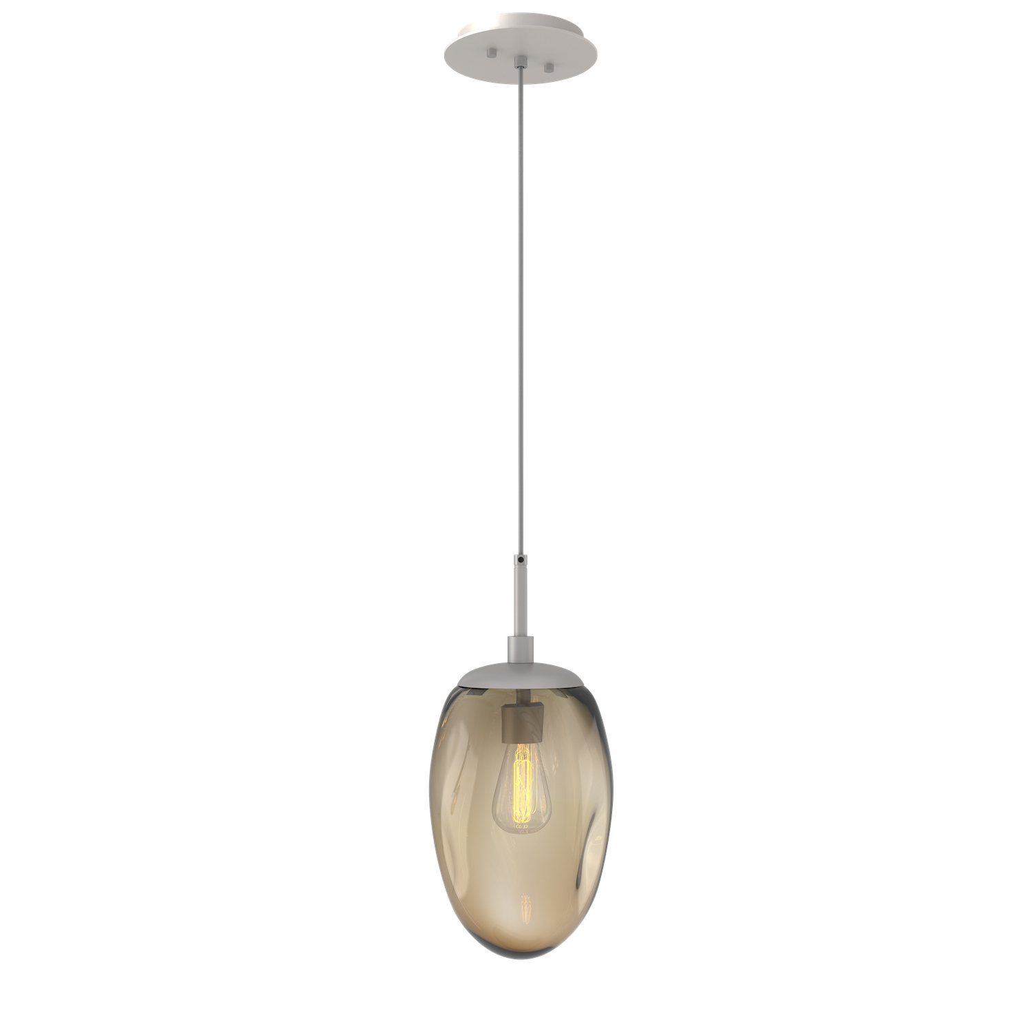Meteo Incandescent 1 Light 9 inch Beige Silver Pendant Ceiling Light in Metallic Beige Silver, Bronze