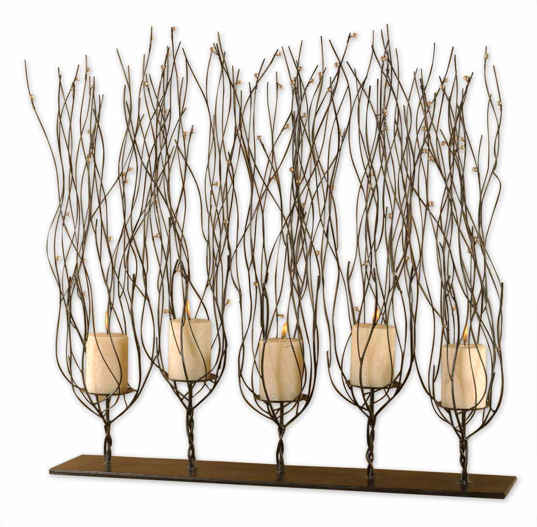 Fedora 31 X 30 inch Candleholder