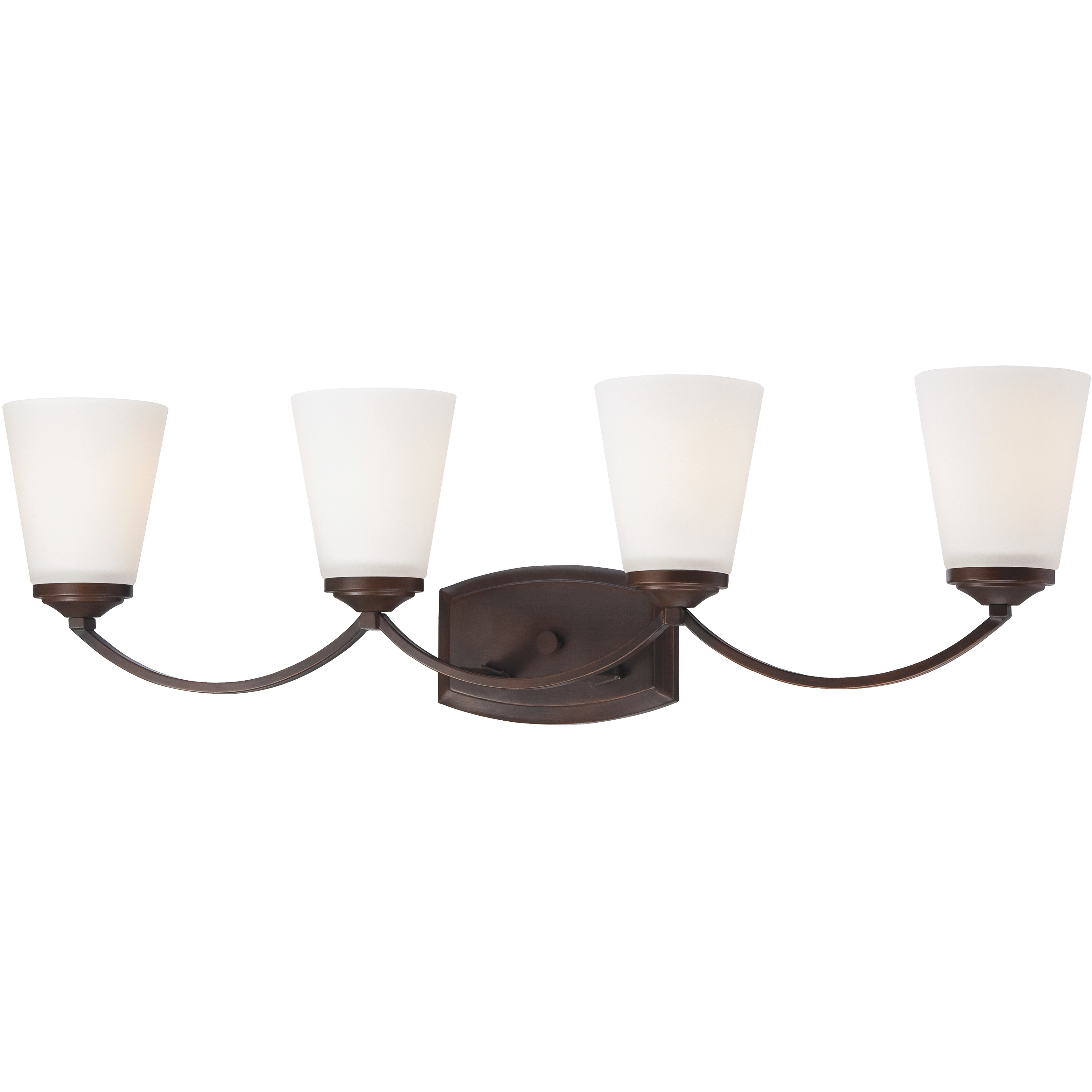 Overland Park 4 Light 31 inch Vintage Bronze Bath Light Wall Light