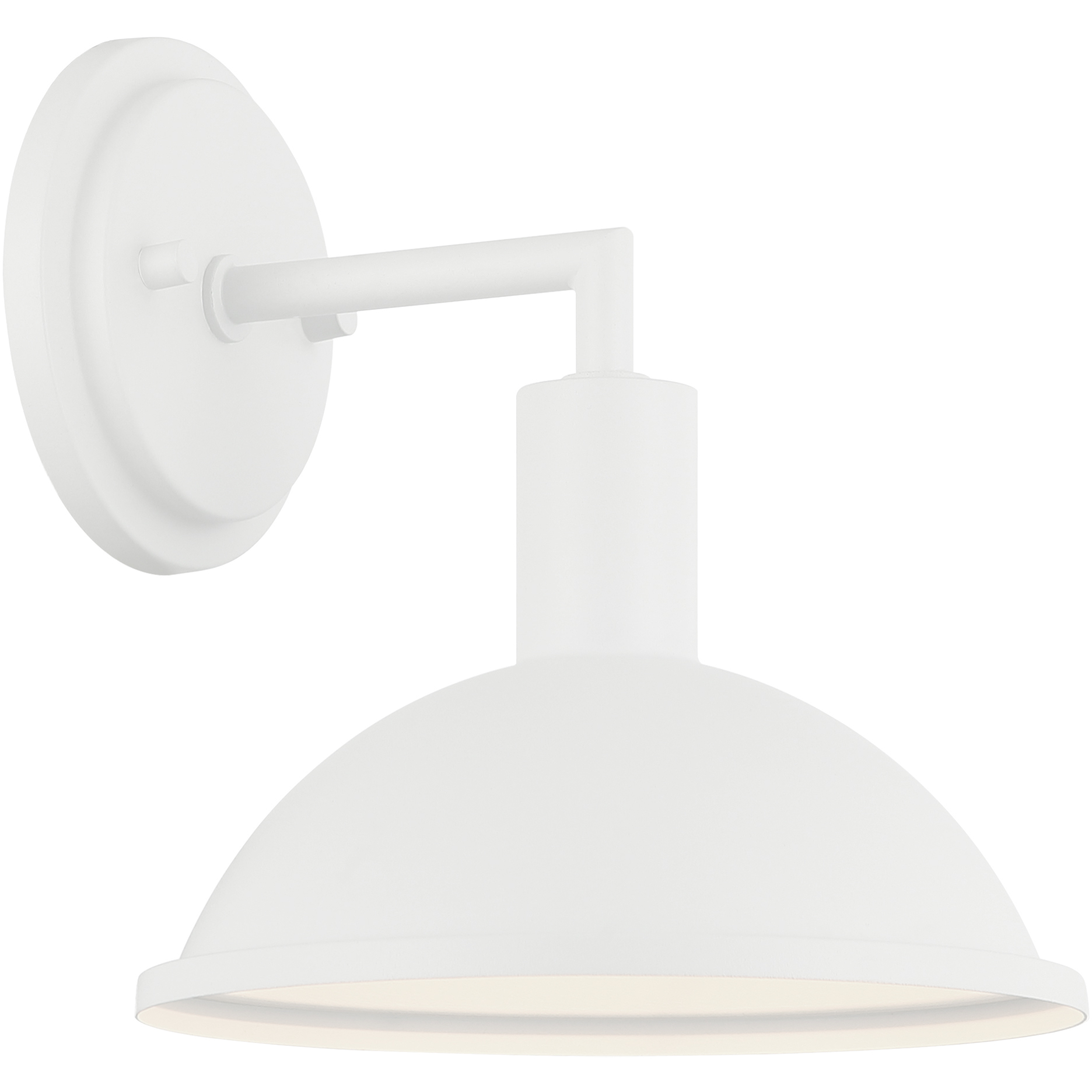 Farmley 1 Light 8 inch Matte White Wall Sconce Wall Light