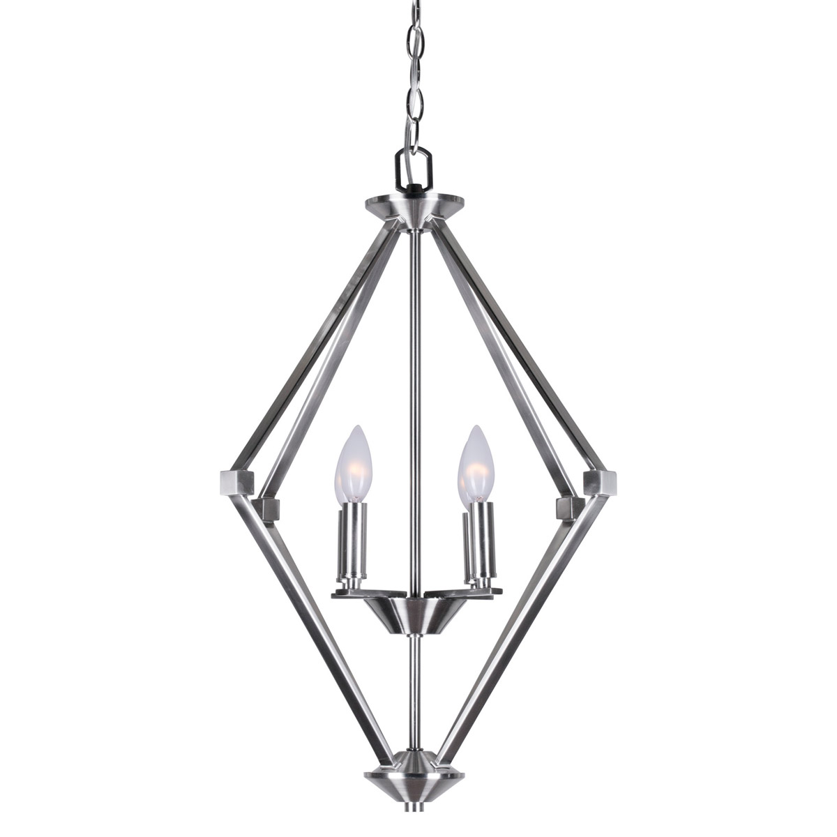 Signature 4 Light 20.5 inch Brushed Nickel Foyer Pendant Ceiling Light