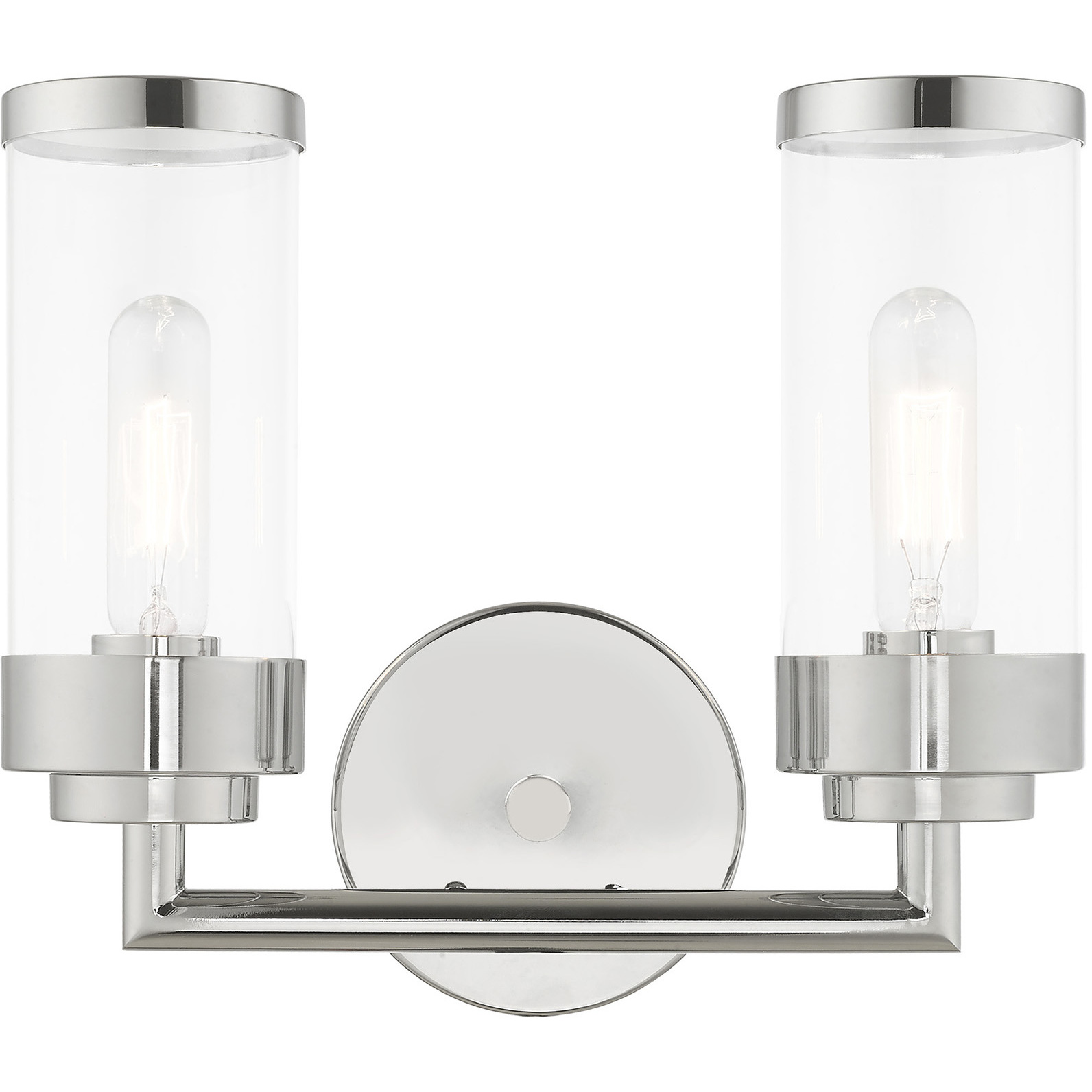 Hillcrest 2 Light 12.75 inch Polished Chrome Vanity Sconce Wall Light