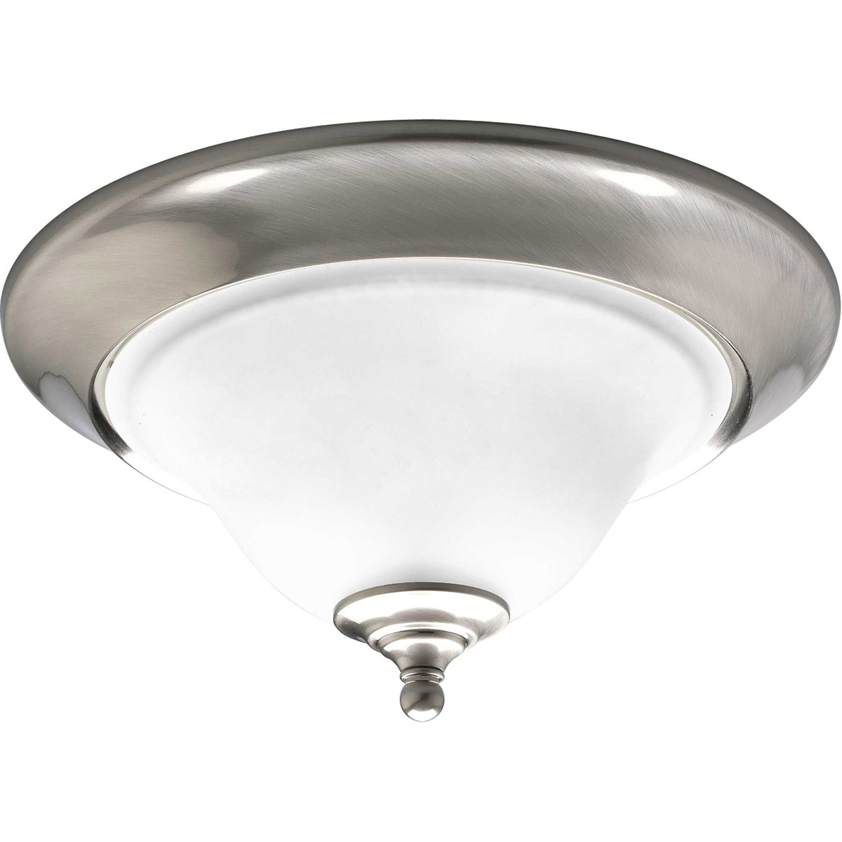 Nerissa 2 Light 15 inch Brushed Nickel Flush Mount Ceiling Light