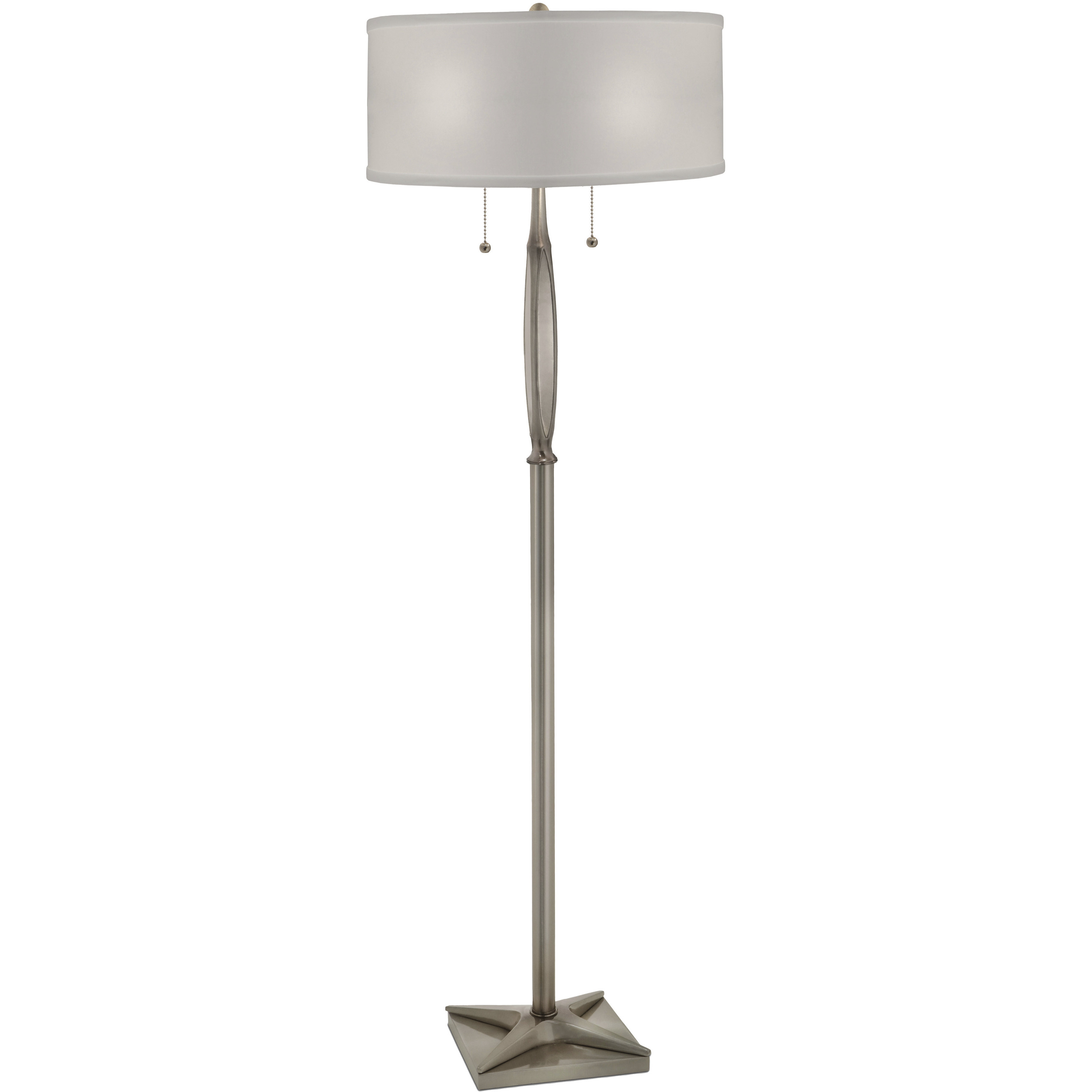 Ellie 59 inch 150 watt Antique Nickel Floor Lamp Portable Light