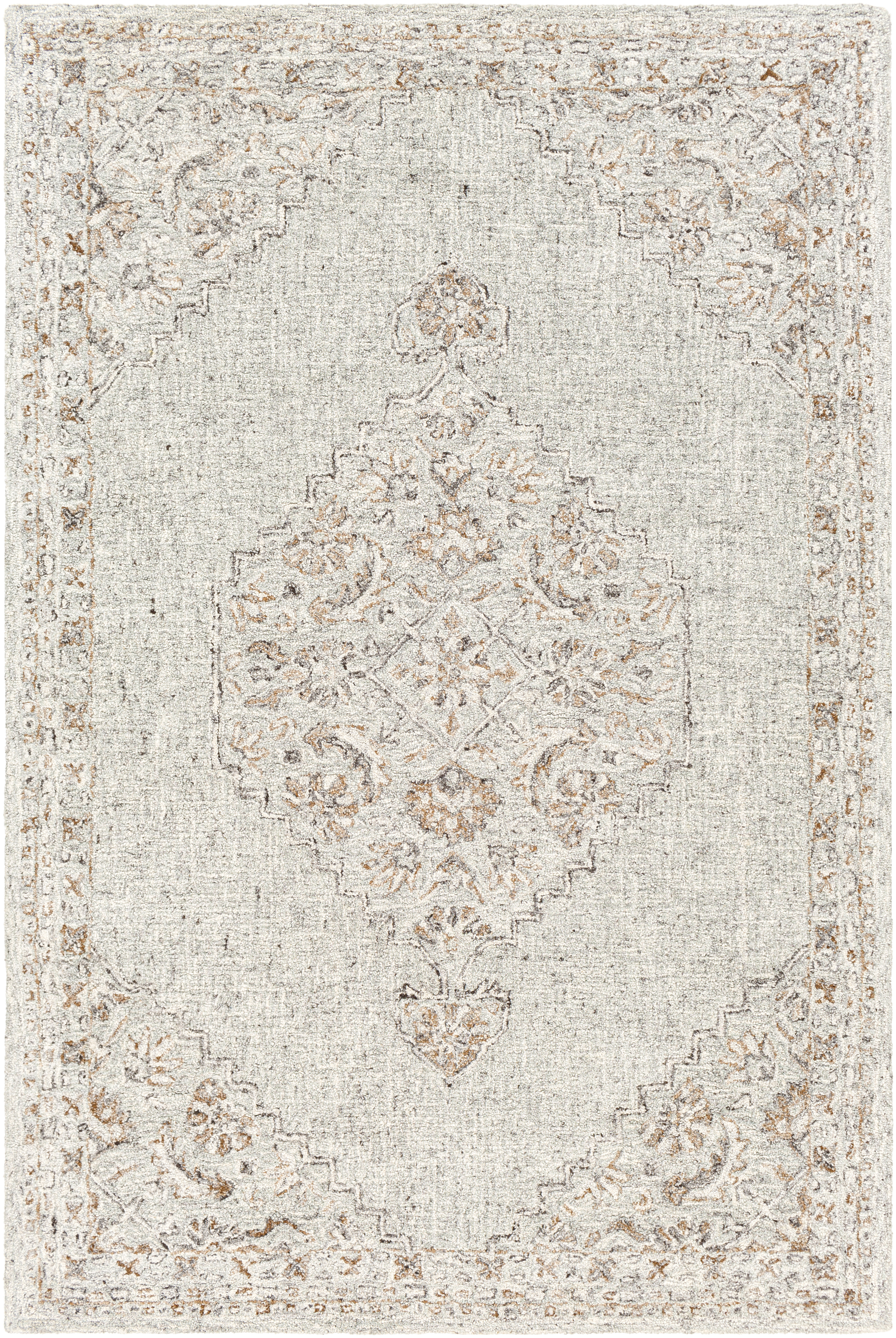 Symphony 36 X 24 inch Light Sage Rug in 2 x 3, Rectangle
