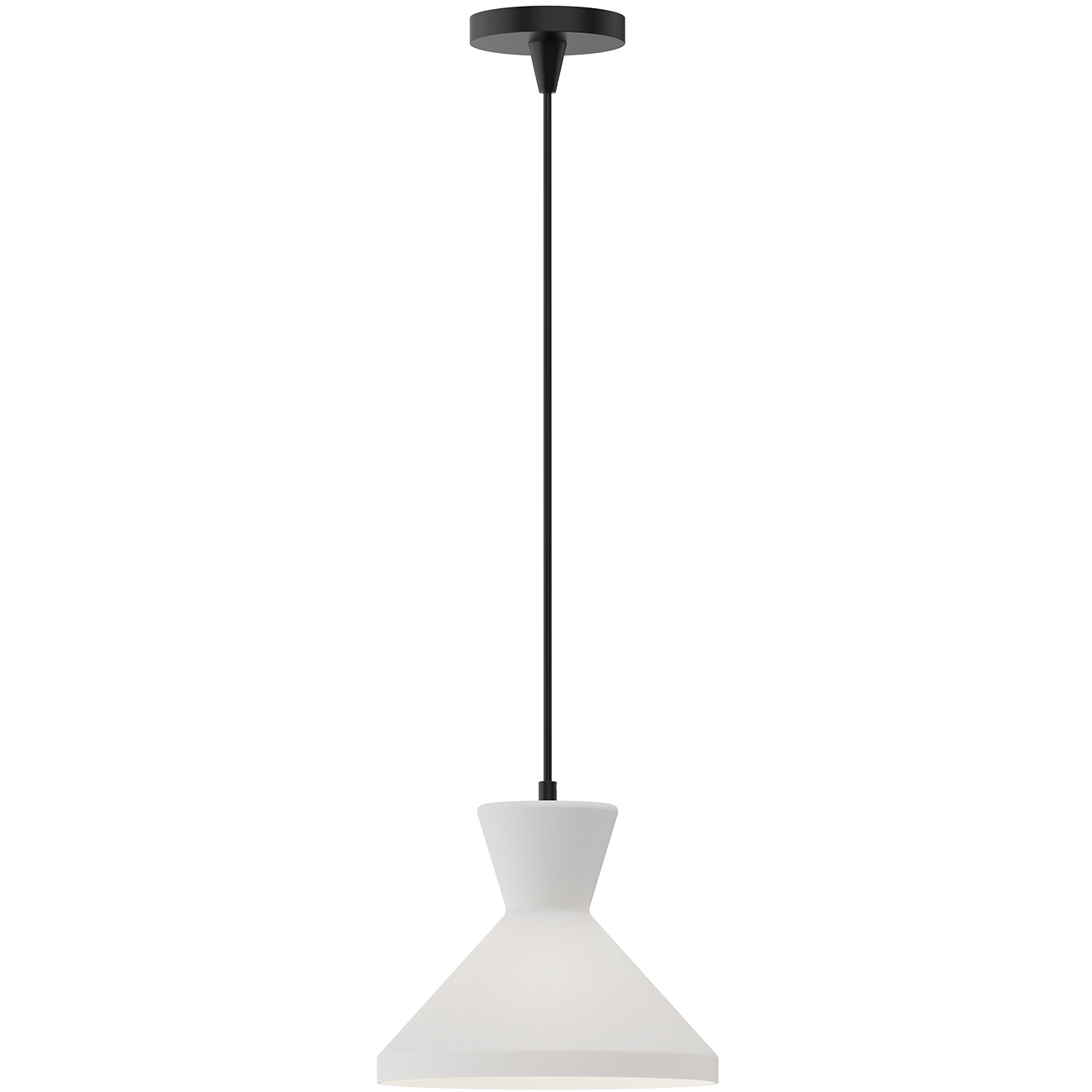 Alora Mood Betty 1 Light 10.25 inch Matte Black Pendant Ceiling Light