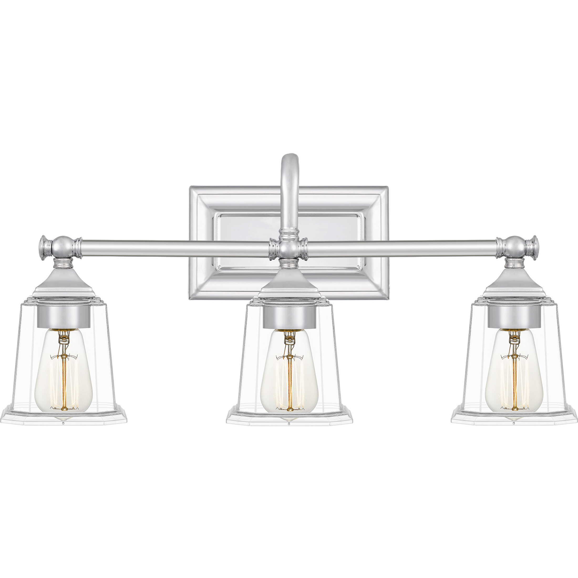 Nicholas 3 Light 22 inch Polished Chrome Bath Light Wall Light