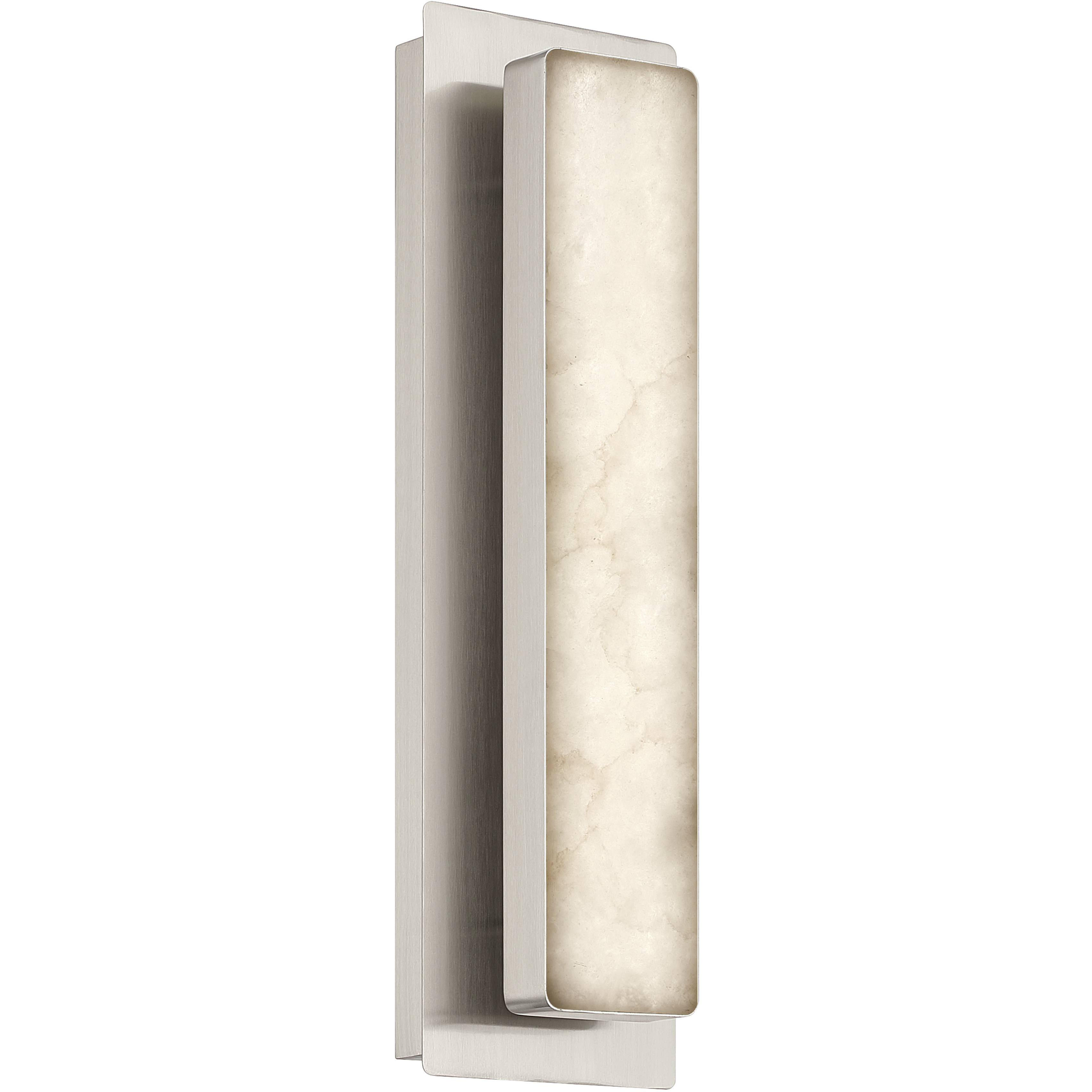Ada 5.25 inch Brushed Steel ADA Wall Sconce Wall Light