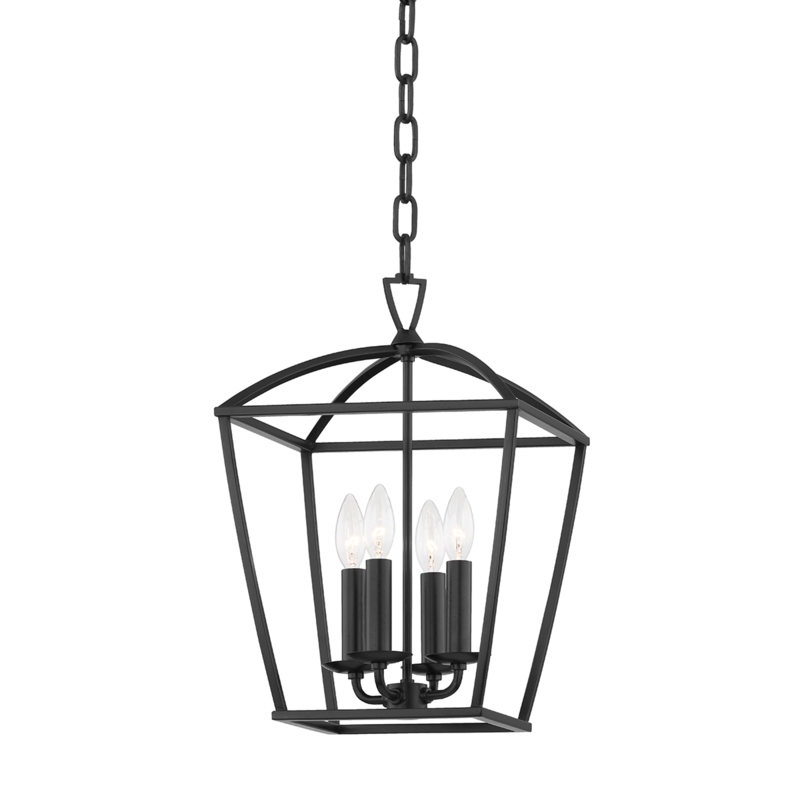 Bryant 4 Light 12 inch Aged Iron Pendant Ceiling Light