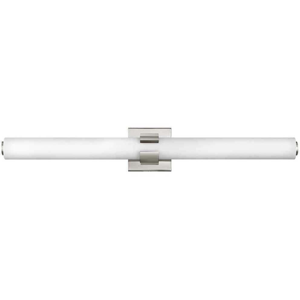Aiden LED 31 inch Polished Nickel Vanity Light Wall Light, Vertical