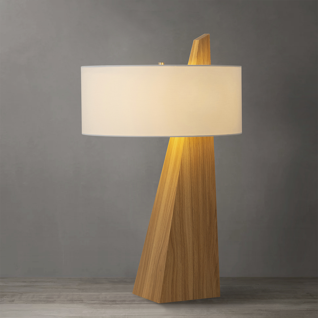Obelisk 29 inch 9 watt Natural Ash Table Lamp Portable Light
