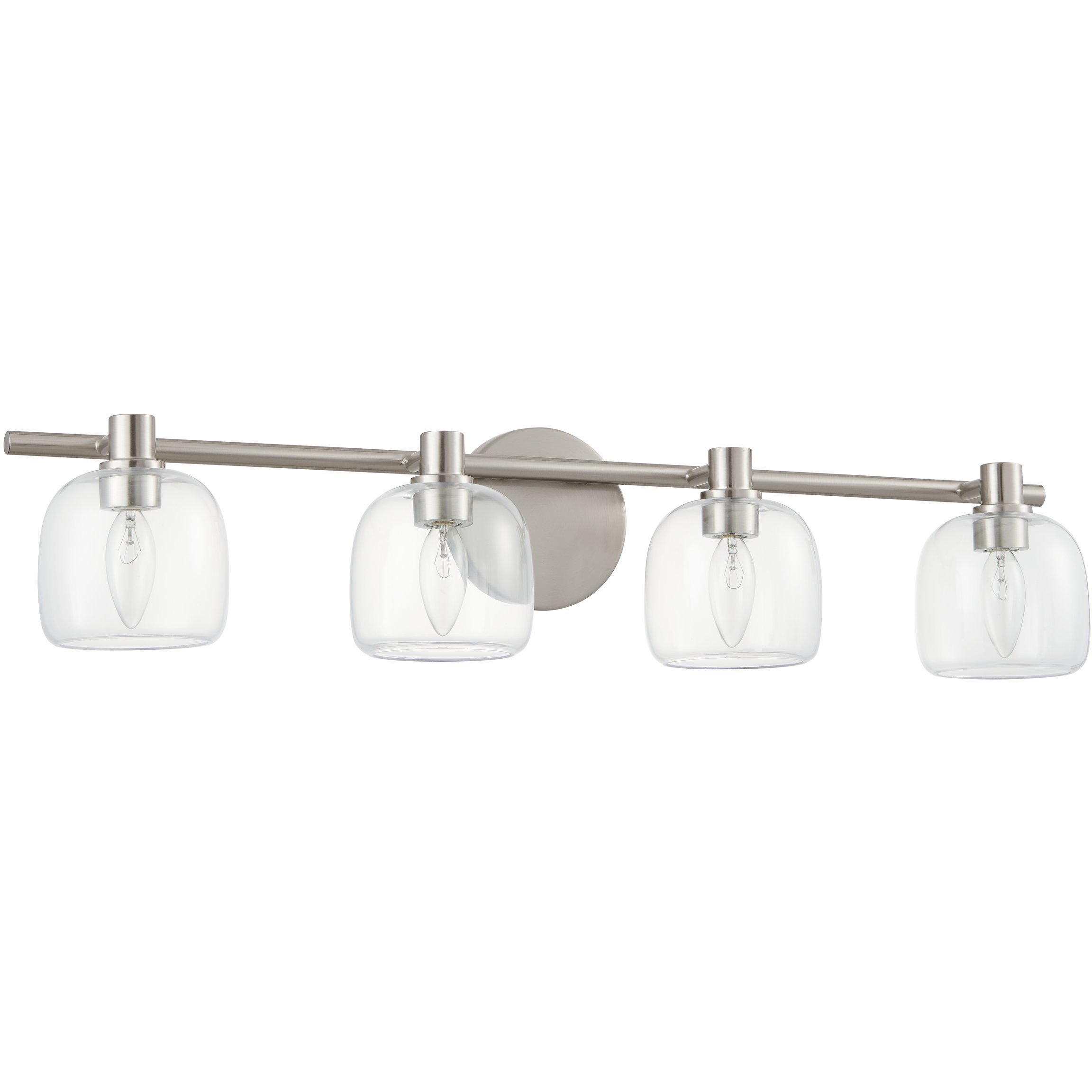 Valentina 4 Light 30 inch Brushed Nickel Vanity Light Wall Light