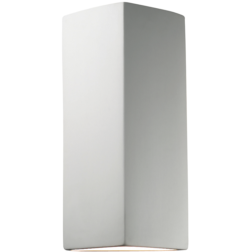 Ambiance Peaked Rectangle LED 7 inch Carbon Matte Black ADA Wall Sconce Wall Light