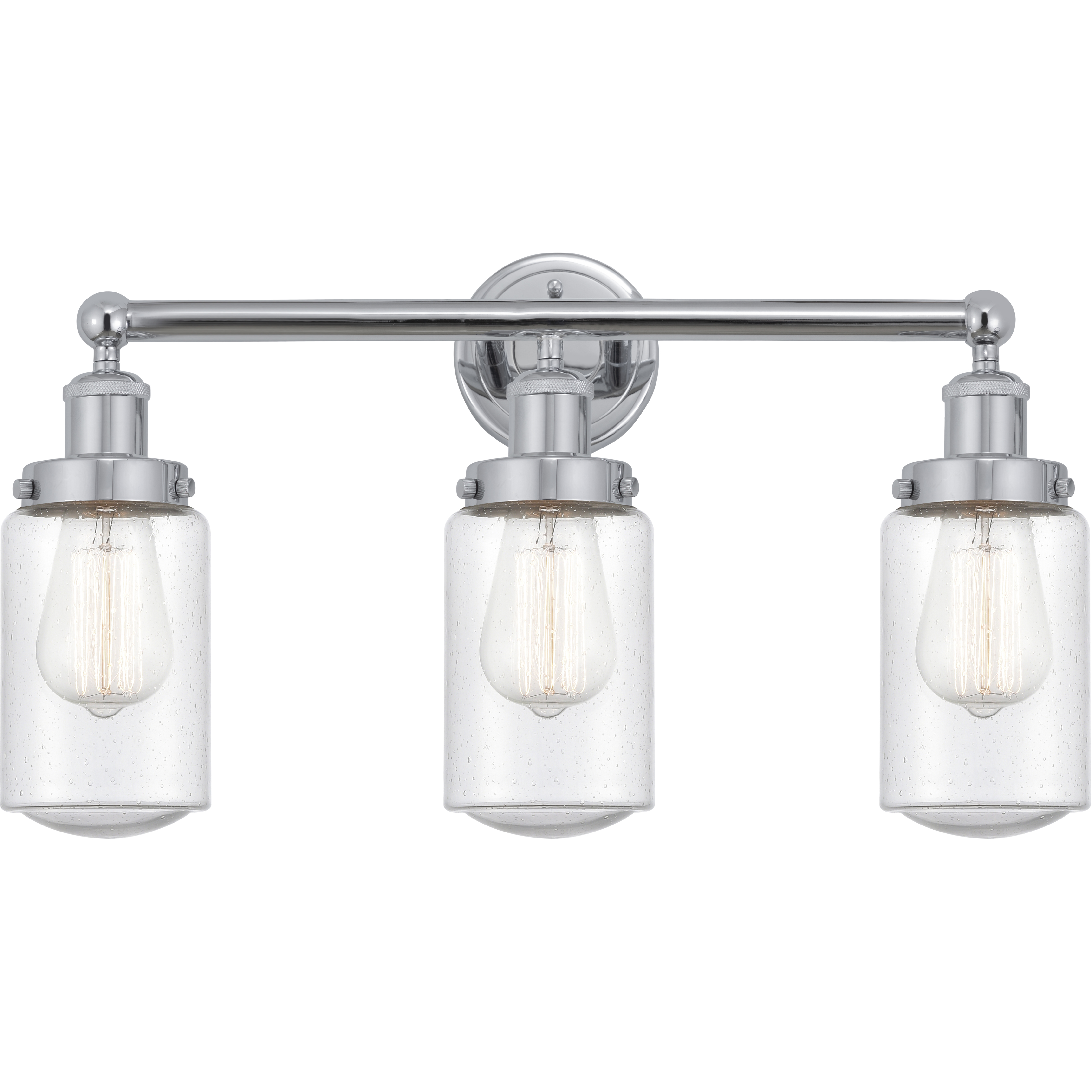 Dover 3 Light 24.5 inch Polished Chrome Bath Vanity Light Wall Light