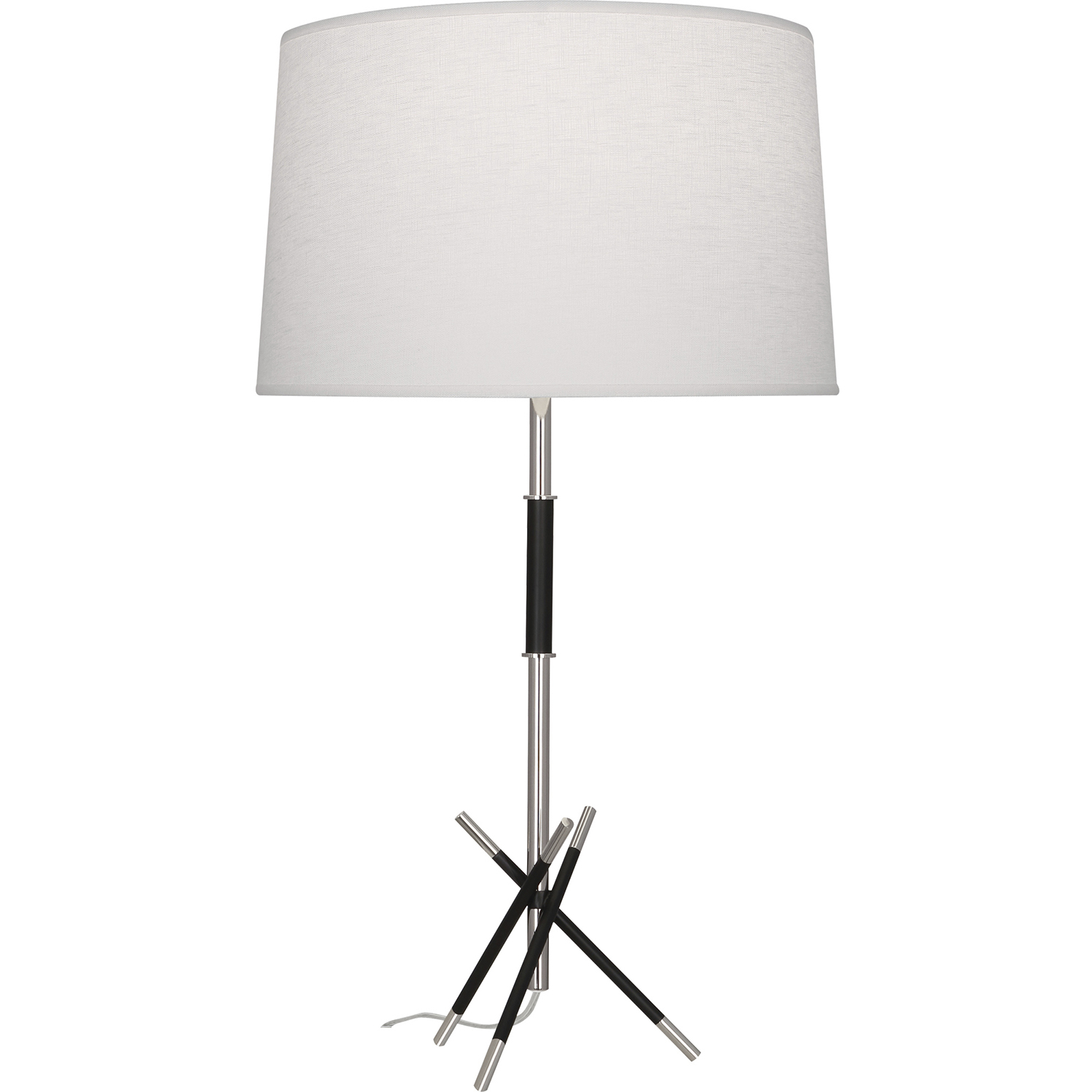 Thatcher 28.75 inch 150 watt Polished Nickel Table Lamp Portable Light