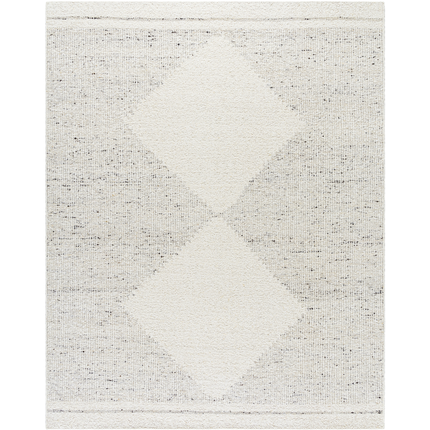 Peru 144 X 108 inch Light Silver / Off-White / Silver / Slate Handmade Rug in 9 x 12