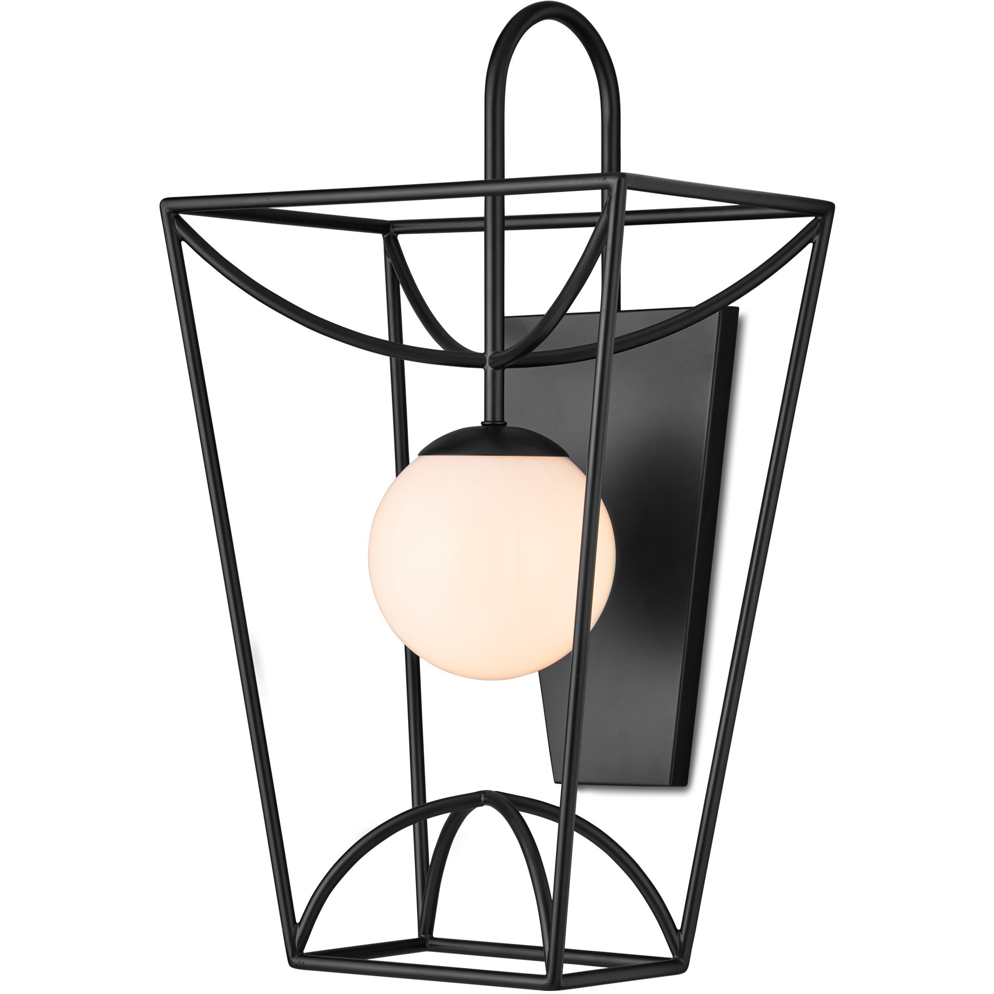 Rochefort 1 Light 23.5 inch Black Indoor/Outdoor Wall Sconce, Small