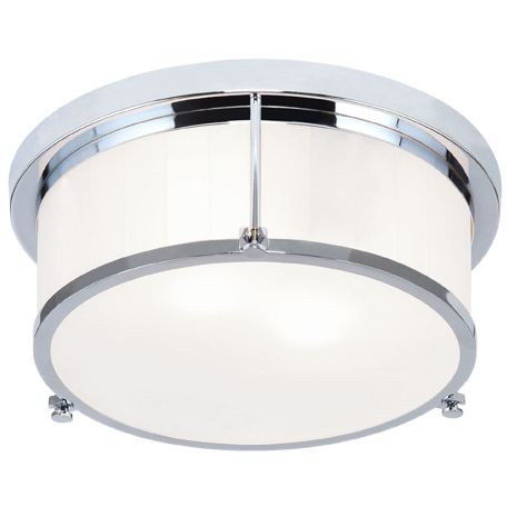 Caisse Claire 2 Light 11.3 inch Chrome Flush Mount Ceiling Light