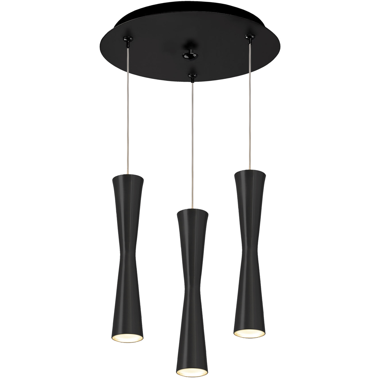 Robson LED 11 inch Black Multi Pendant Ceiling Light