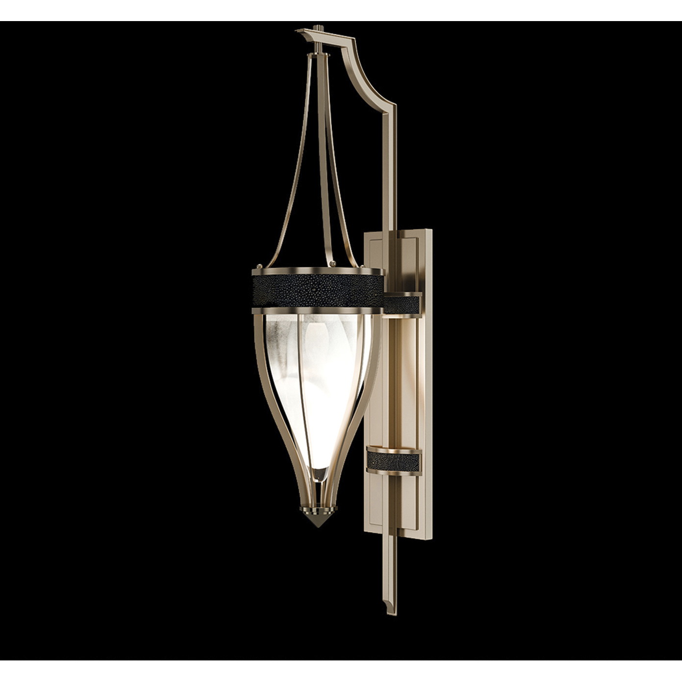 Mirage 1 Light 7.5 inch Gold Sconce Wall Light