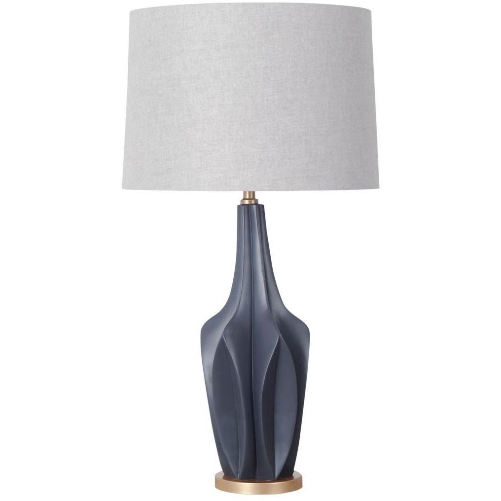 Bravar 30 inch Gray Table Lamp Portable Light