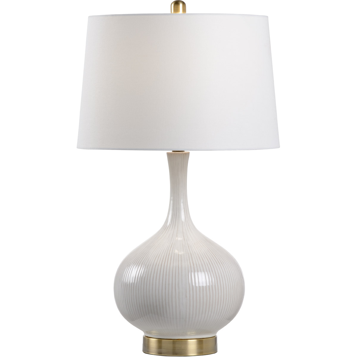 MarketPlace 30 inch 60.00 watt Almond Glaze Table Lamp Portable Light